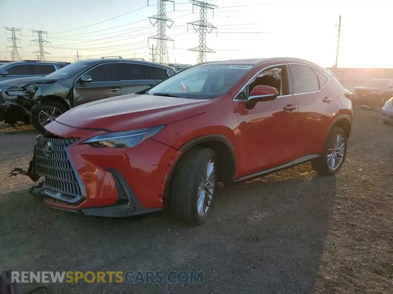 1 Photograph of a damaged car 2T2GKCEZ7SC034720 LEXUS NX 350H BA 2025