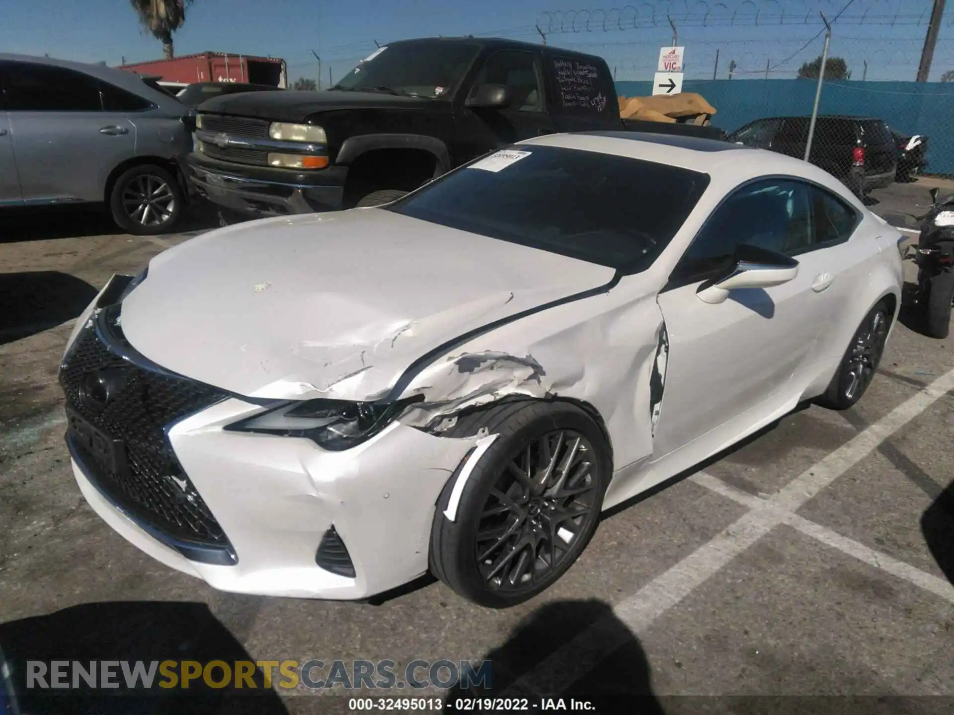 2 Photograph of a damaged car JTHHA5BC2K5010392 LEXUS RC 2019