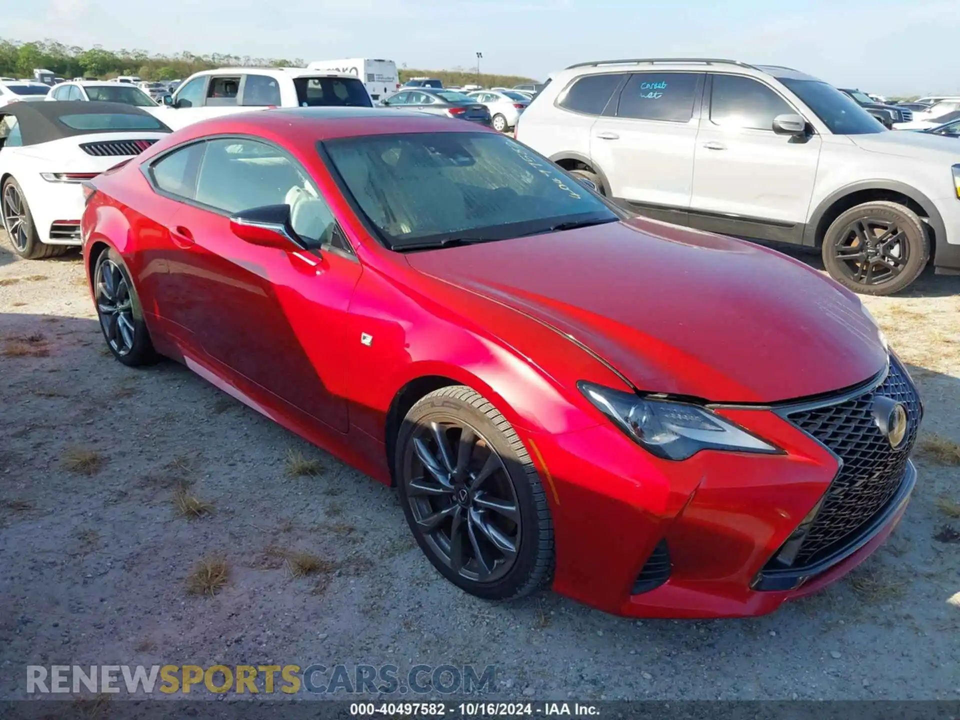 1 Photograph of a damaged car JTHS85BC4K5005583 LEXUS RC 300 2019