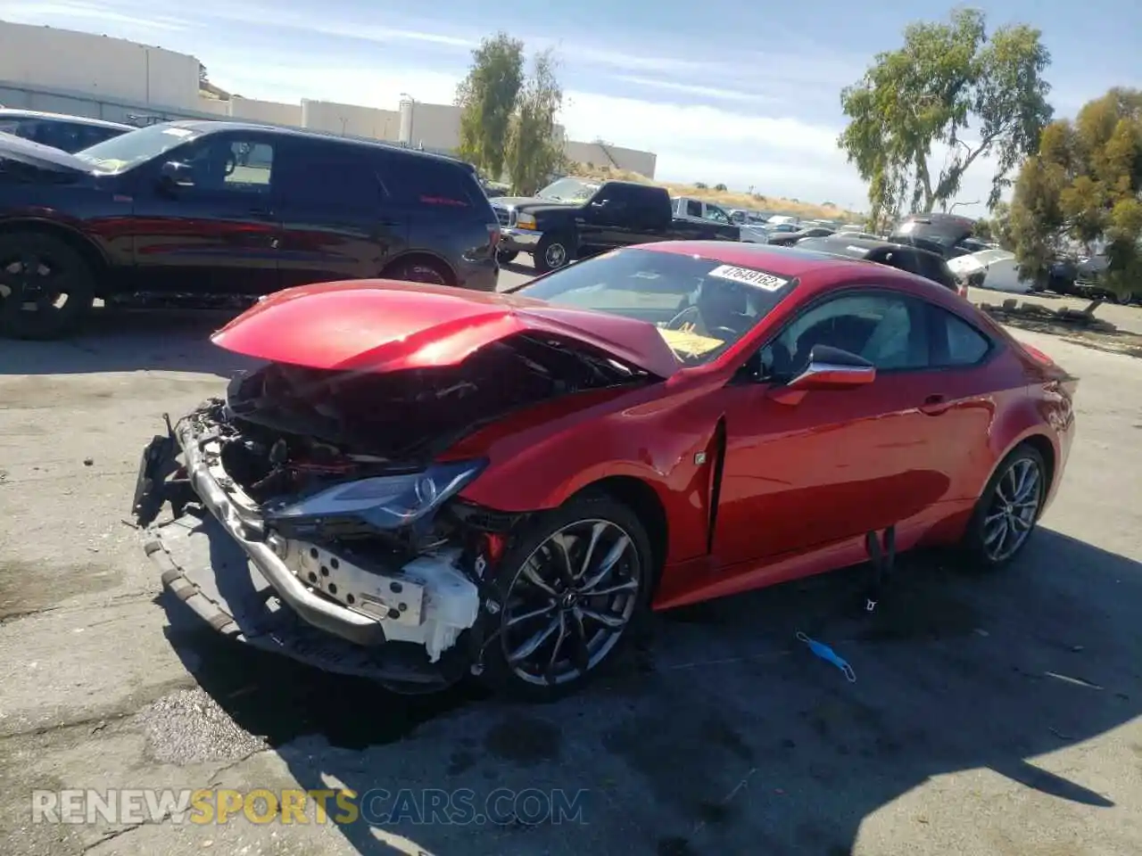 2 Photograph of a damaged car JTHHA5BC3K5009106 LEXUS RC300 2019