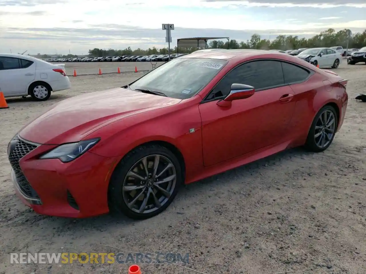 1 Photograph of a damaged car JTHHA5BC6K5010301 LEXUS RC300 2019