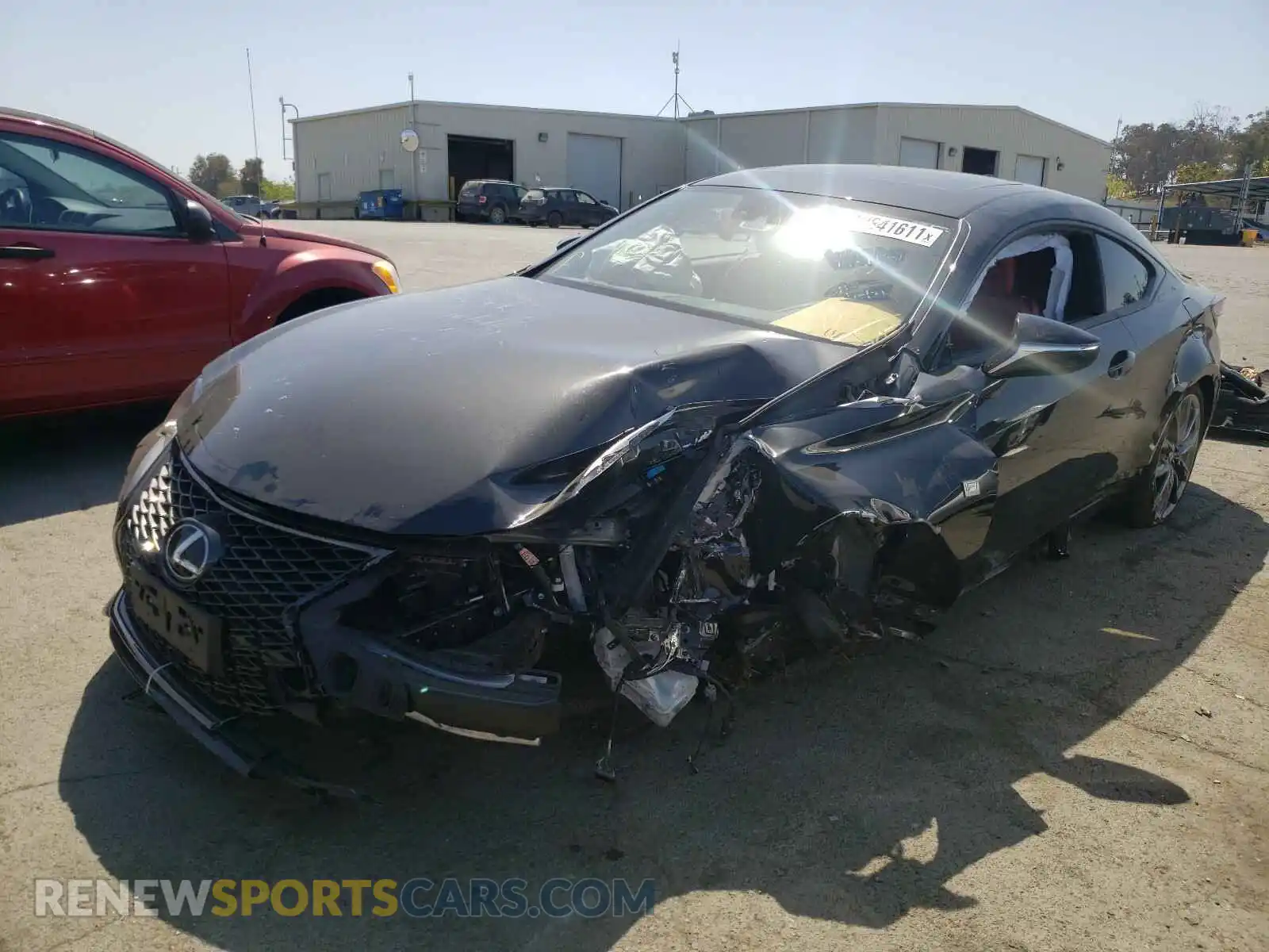 2 Photograph of a damaged car JTHGA5BC6M5011138 LEXUS RC300 2021