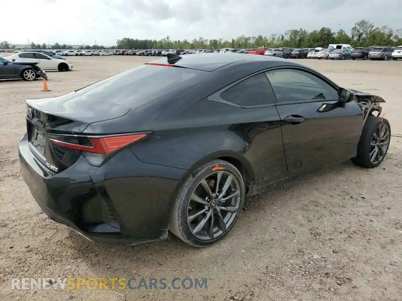 3 Photograph of a damaged car JTHGA5BC4N5012158 LEXUS RC300 2022