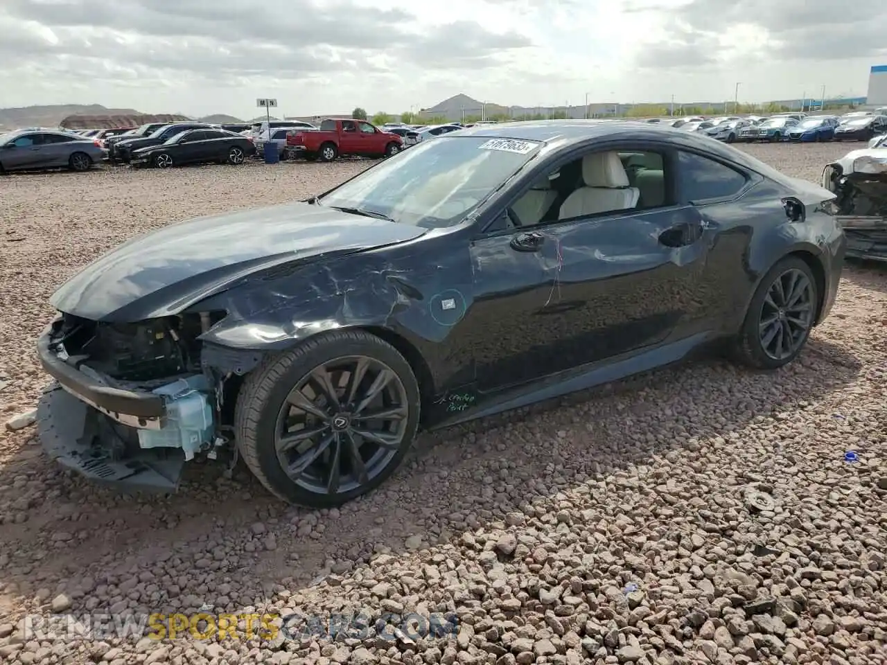 1 Photograph of a damaged car JTHGA5BC9P5012384 LEXUS RC300 2023