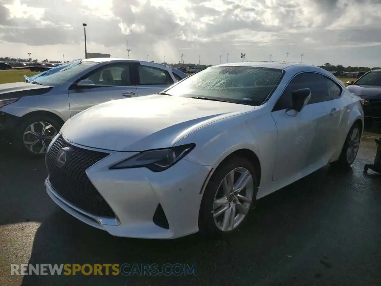 1 Photograph of a damaged car JTHDA5BC8R5012740 LEXUS RC300 2024