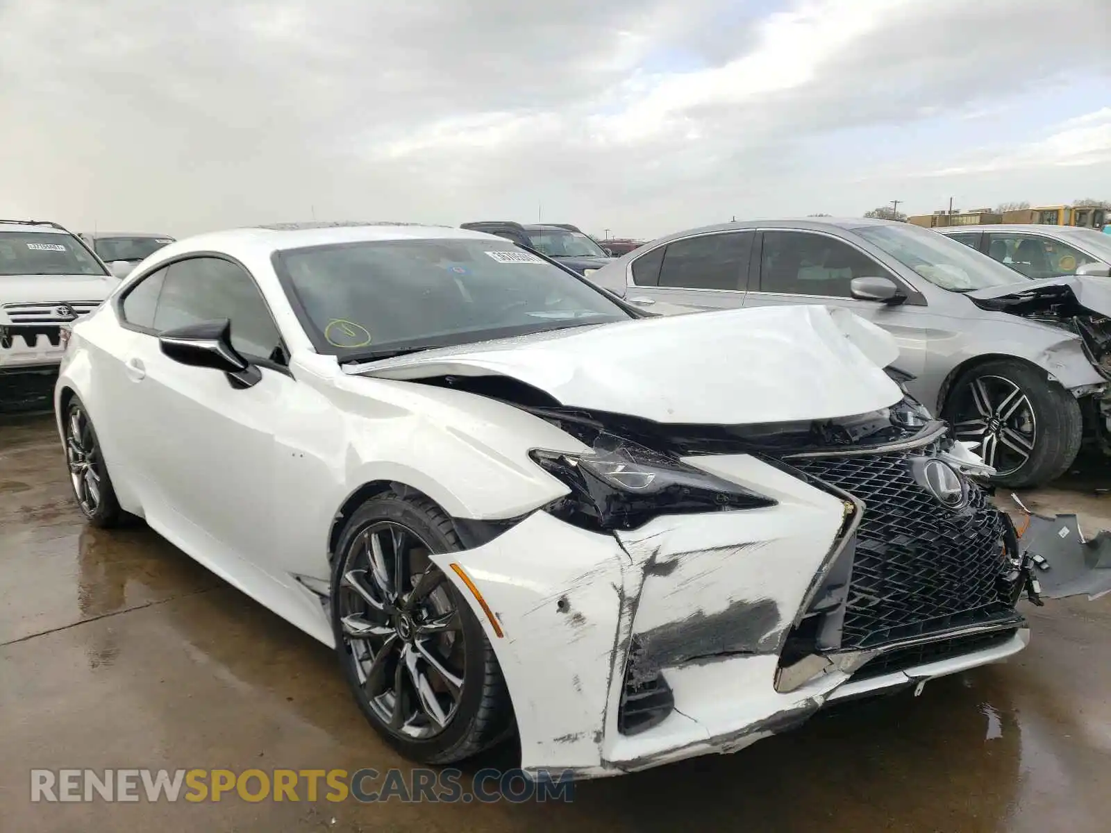 1 Photograph of a damaged car JTHGZ5BC2M5023683 LEXUS RC350 2021