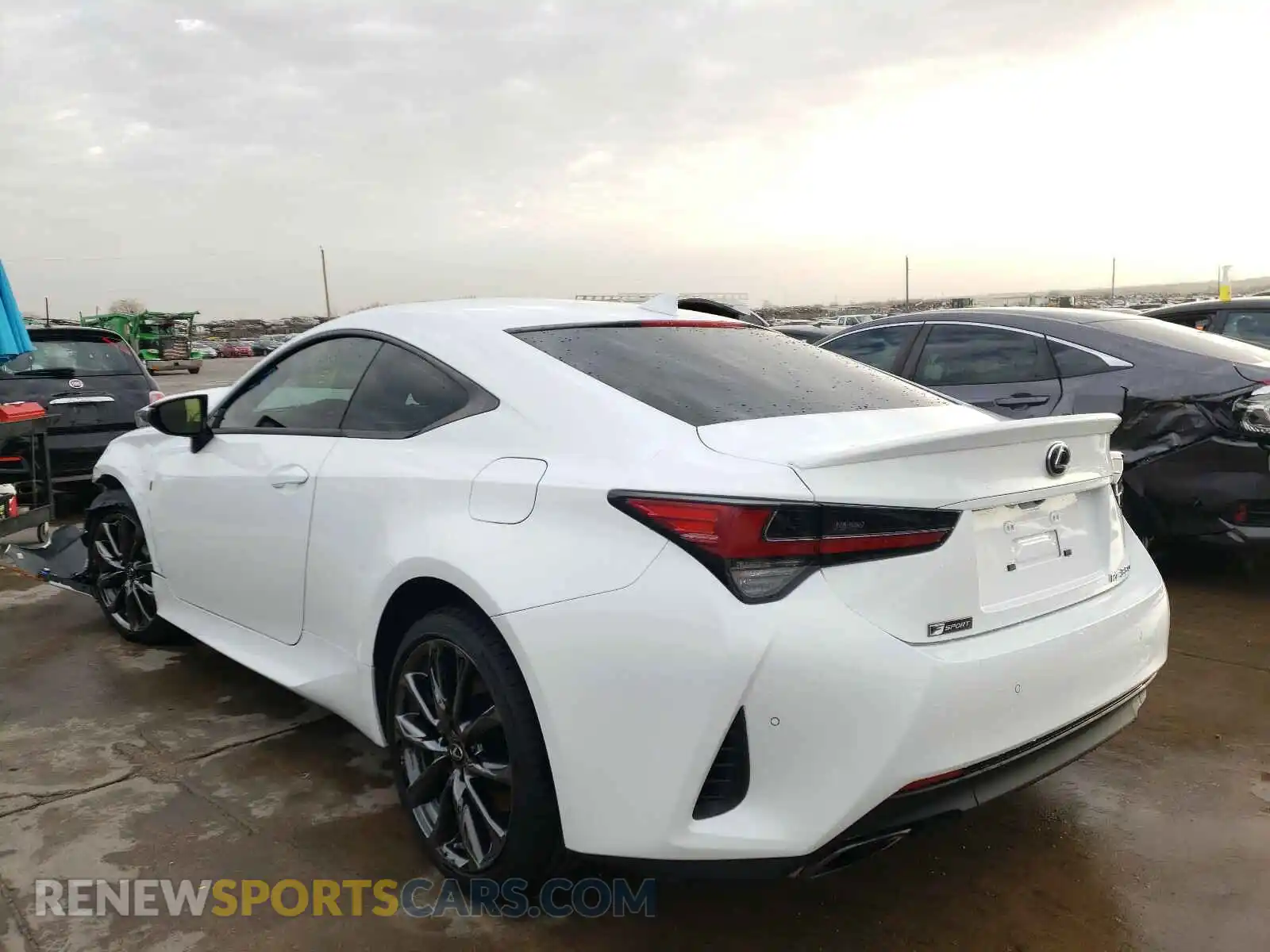 3 Photograph of a damaged car JTHGZ5BC2M5023683 LEXUS RC350 2021