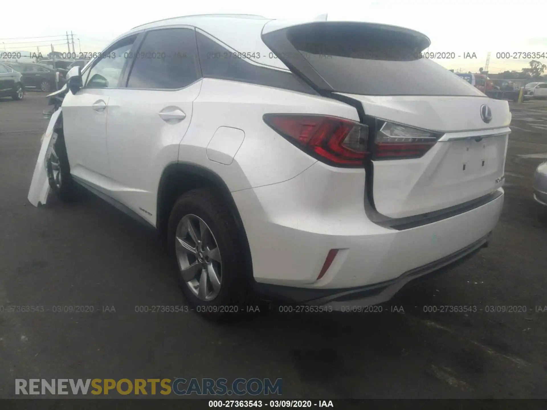 3 Photograph of a damaged car 2T2BGMCA4KC030073 LEXUS RX 2019