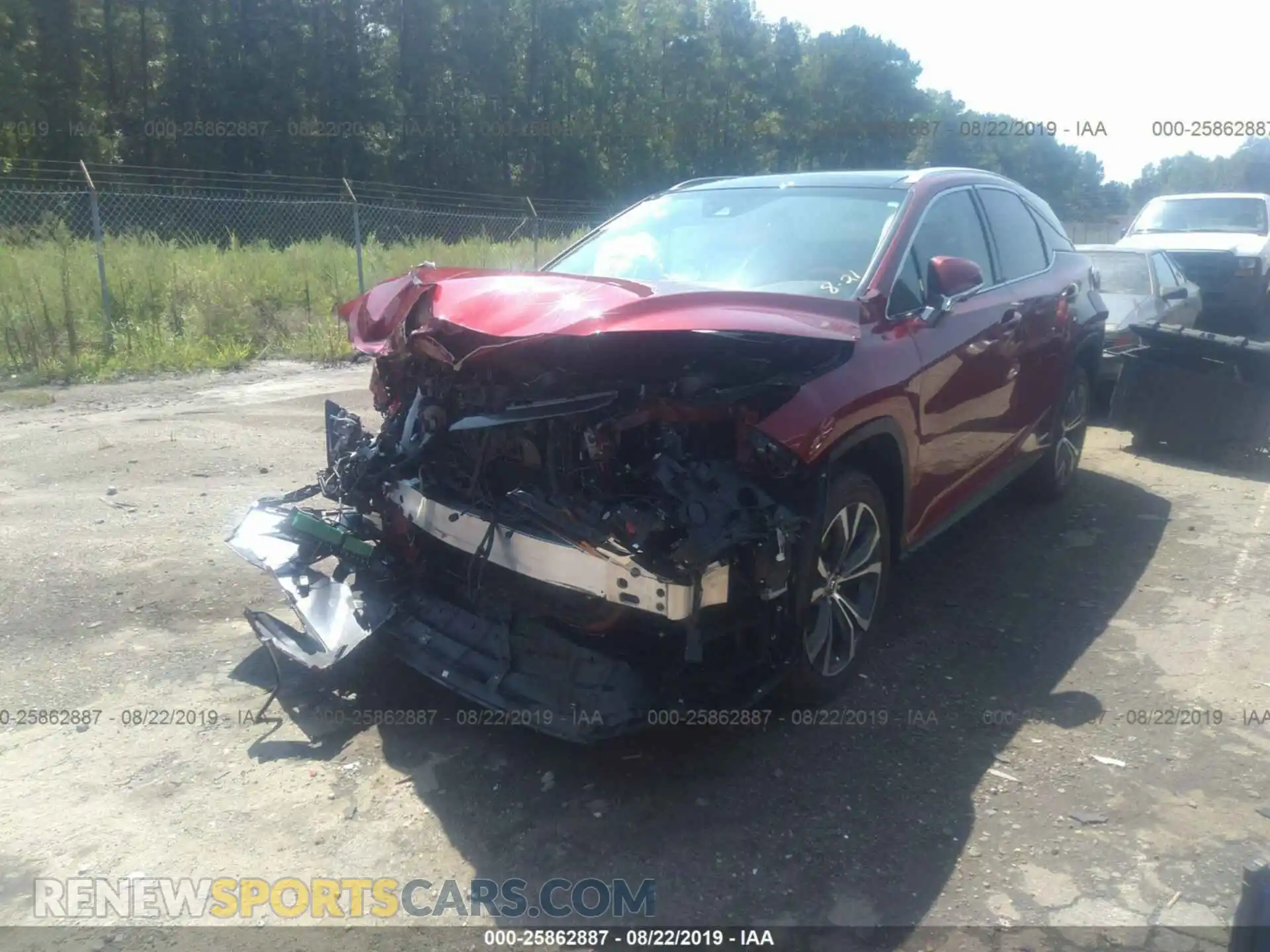 2 Photograph of a damaged car 2T2BGMCA4KC037752 LEXUS RX 2019