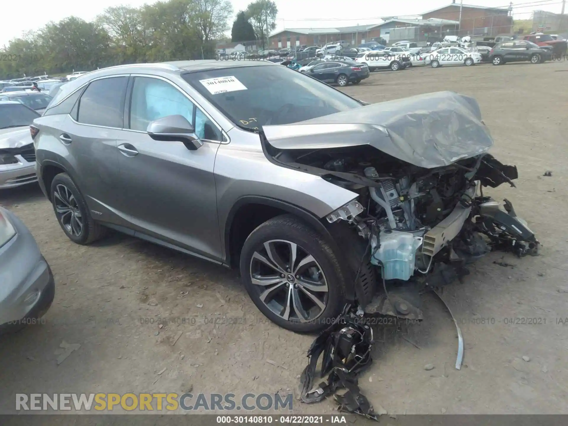 1 Photograph of a damaged car 2T2BGMCA6KC040295 LEXUS RX 2019