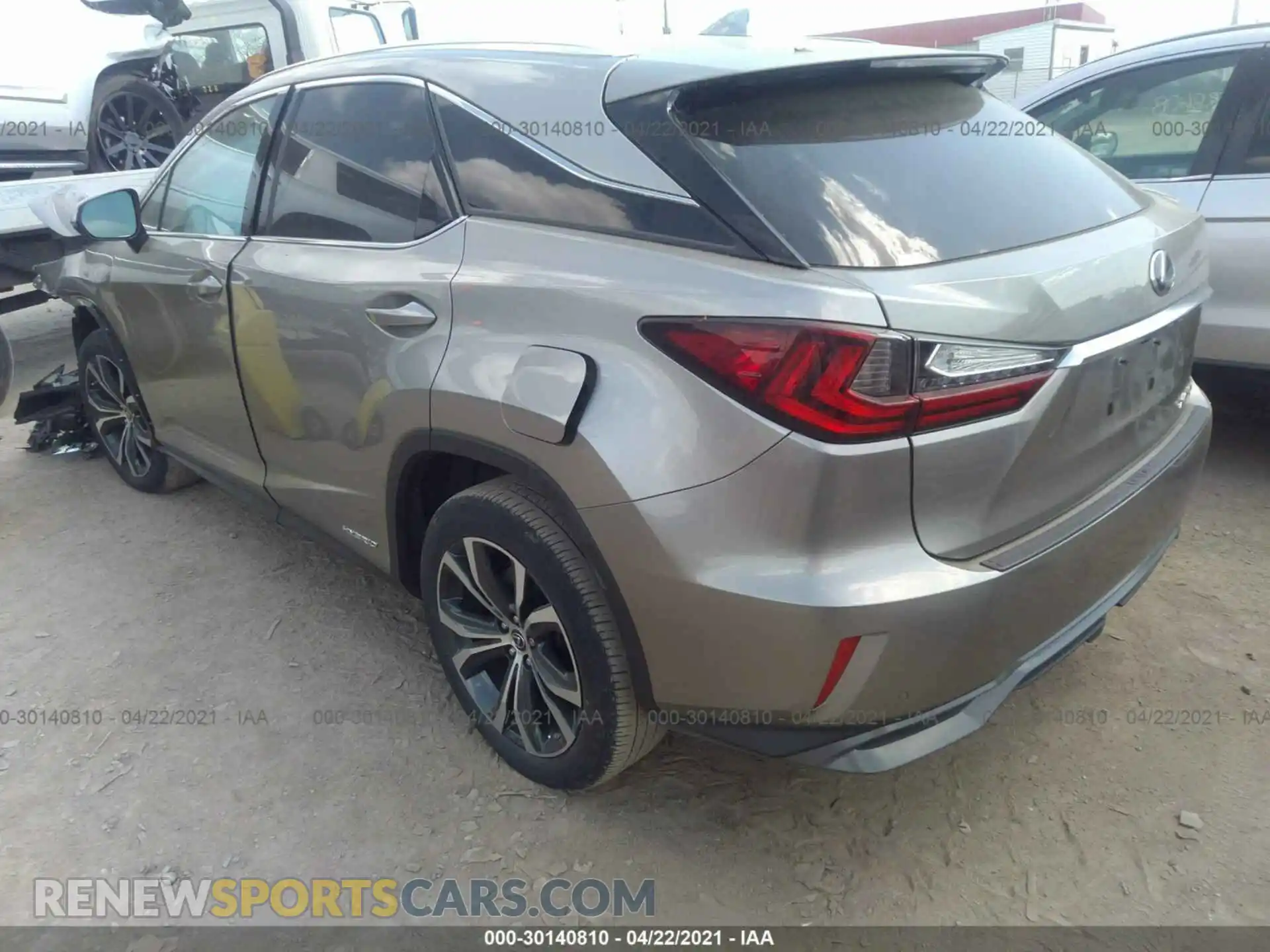 3 Photograph of a damaged car 2T2BGMCA6KC040295 LEXUS RX 2019