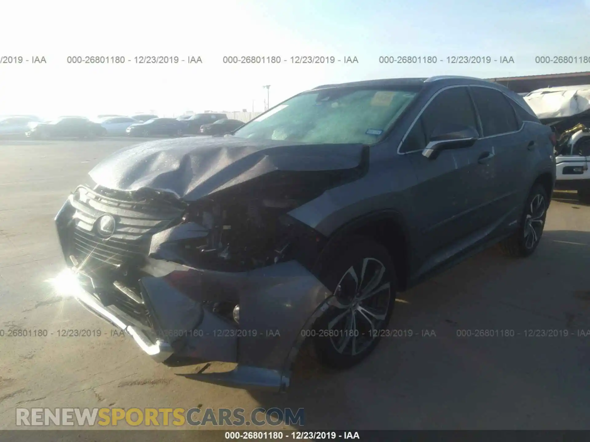 2 Photograph of a damaged car 2T2BGMCA7KC038877 LEXUS RX 2019