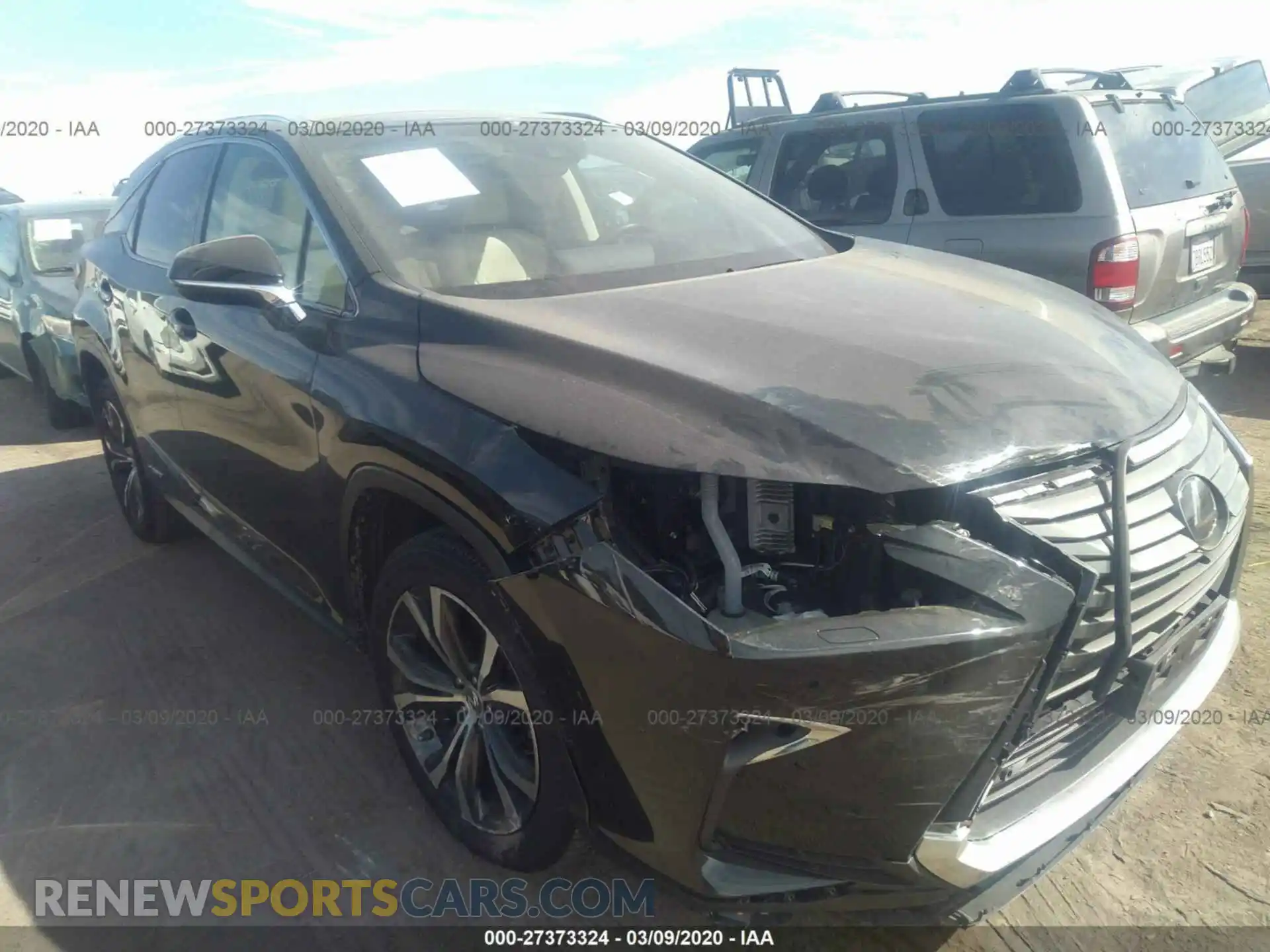 1 Photograph of a damaged car 2T2BGMCA7KC040175 LEXUS RX 2019
