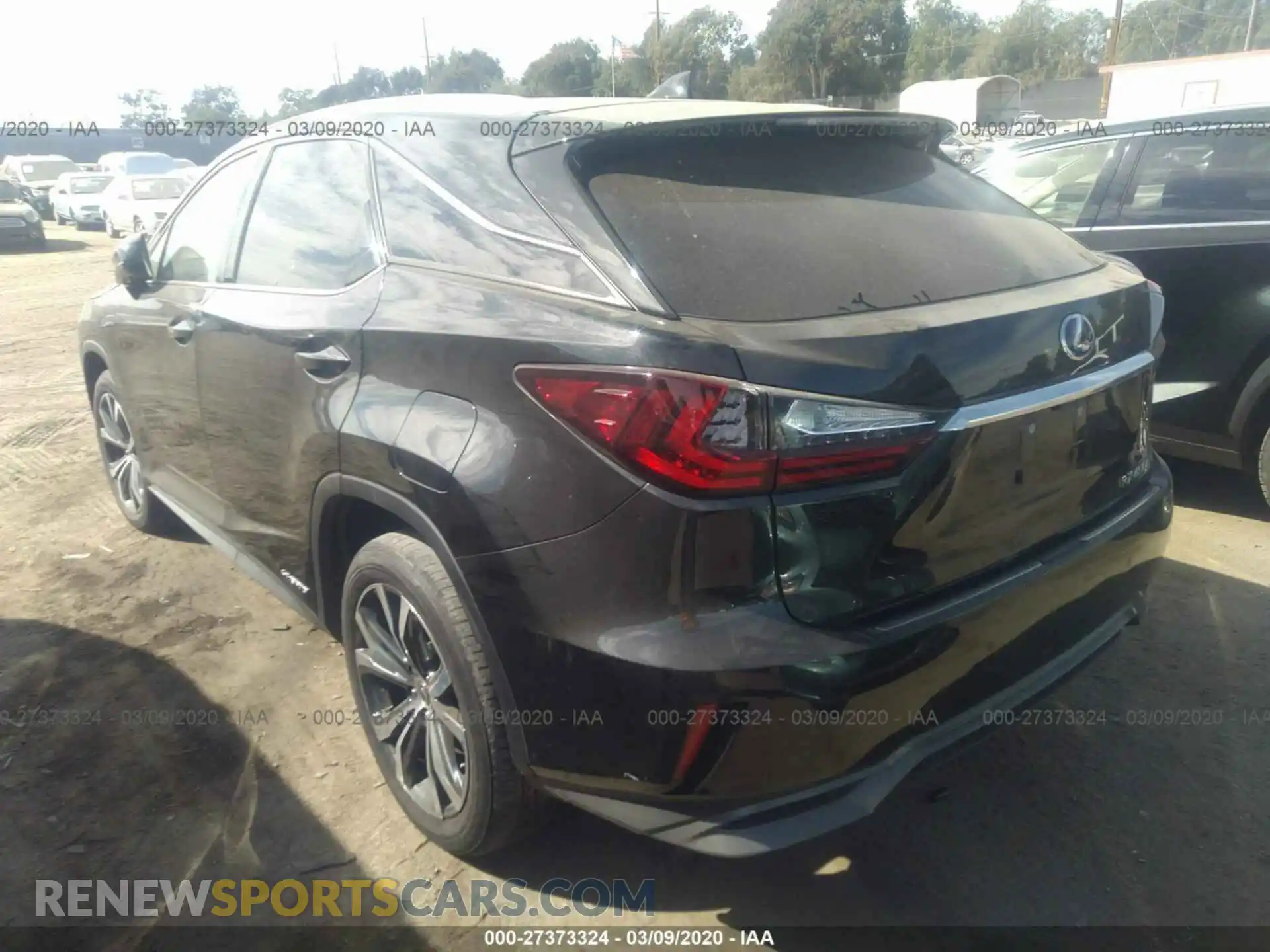 3 Photograph of a damaged car 2T2BGMCA7KC040175 LEXUS RX 2019