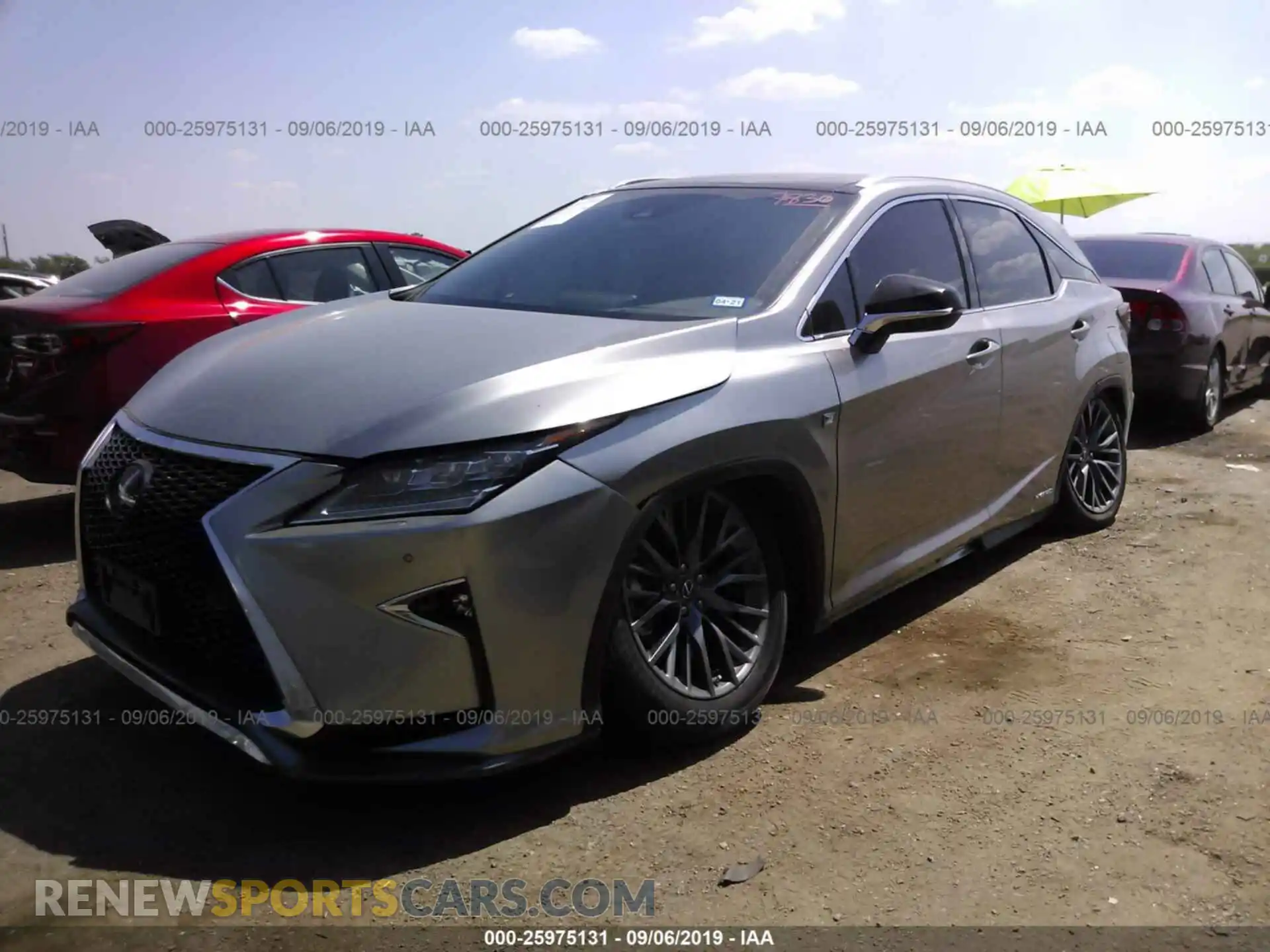 2 Photograph of a damaged car 2T2BGMCA9KC037830 LEXUS RX 2019