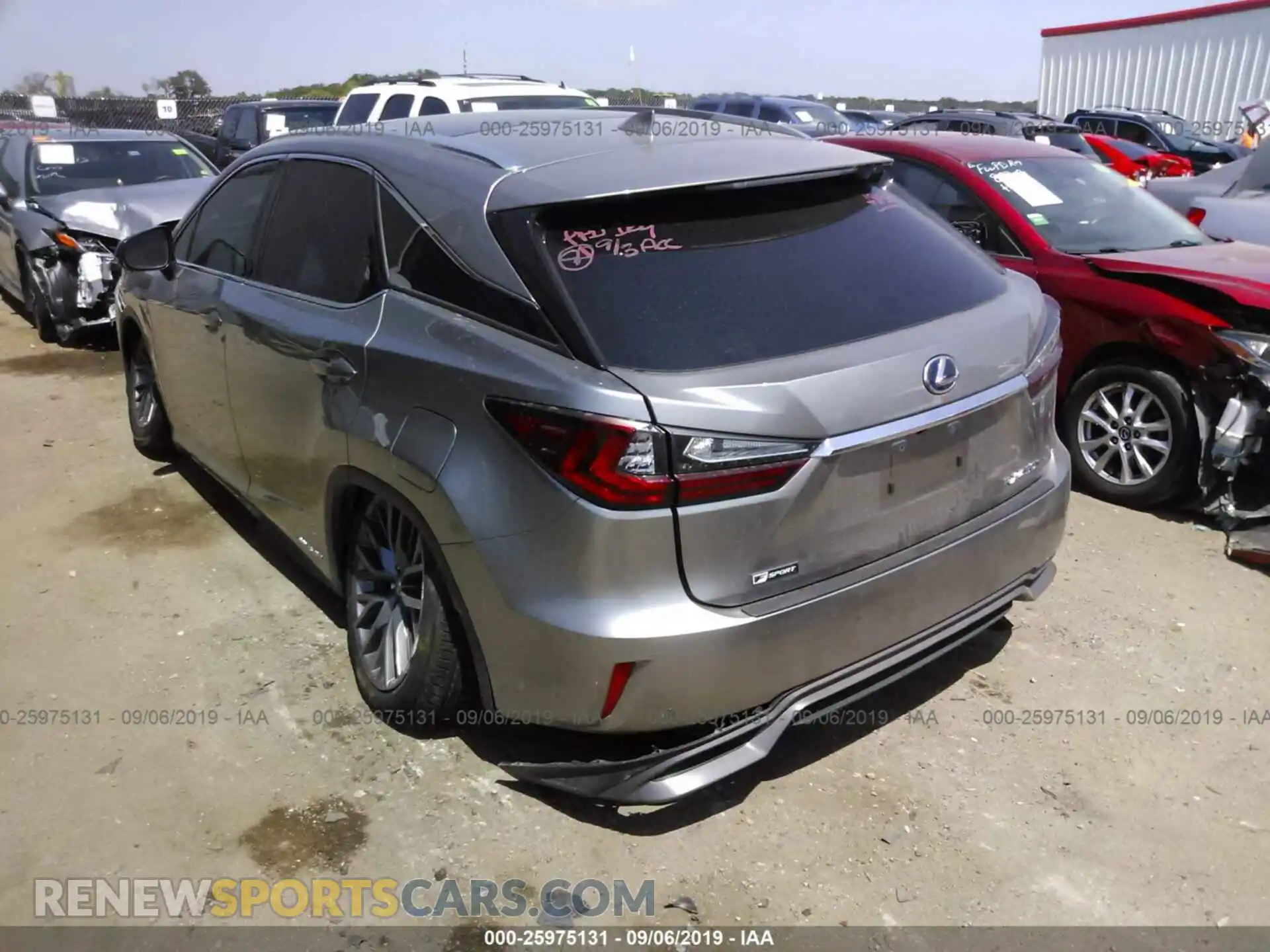 3 Photograph of a damaged car 2T2BGMCA9KC037830 LEXUS RX 2019