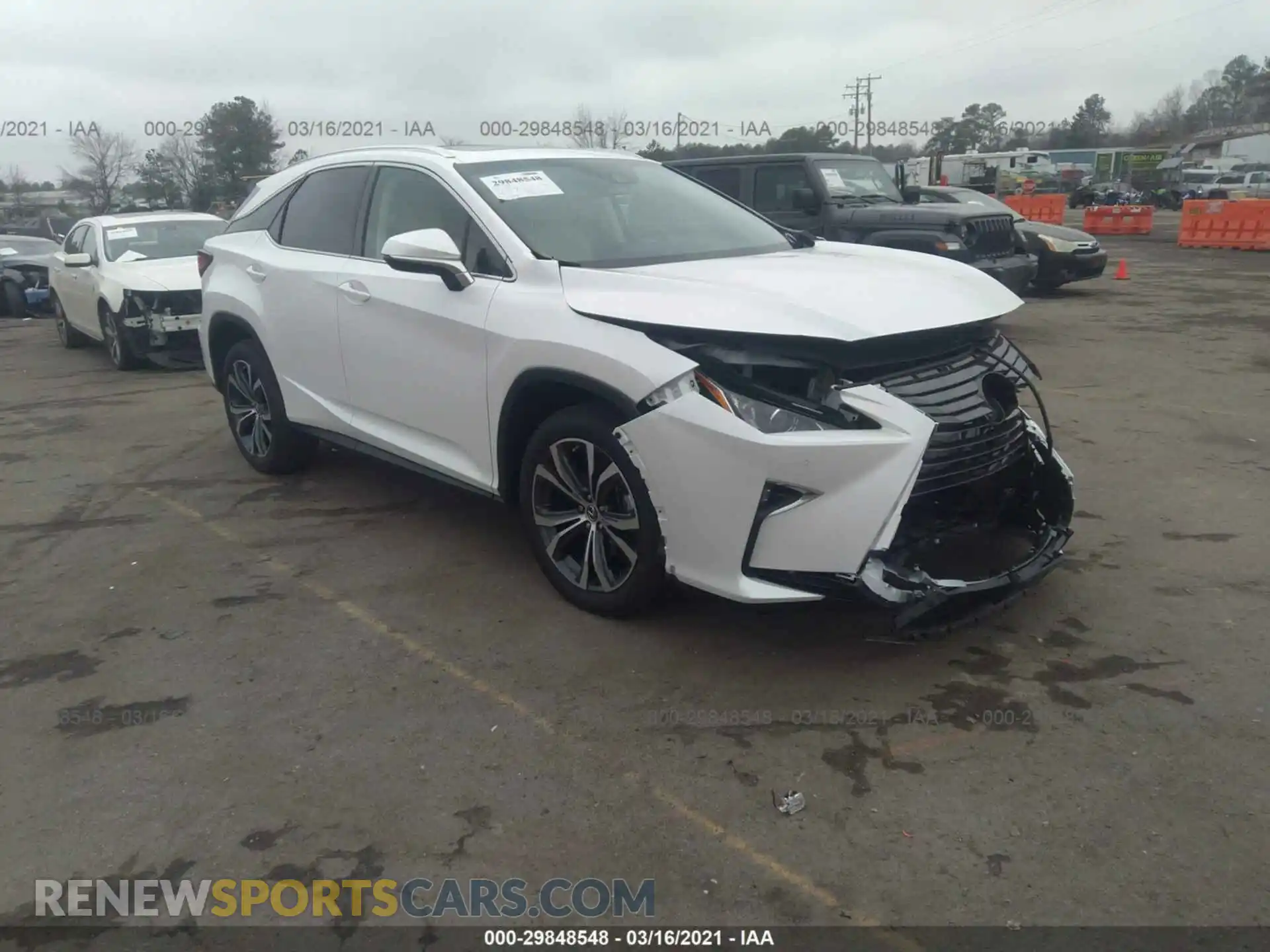 1 Photograph of a damaged car 2T2BZMCA0KC203338 LEXUS RX 2019