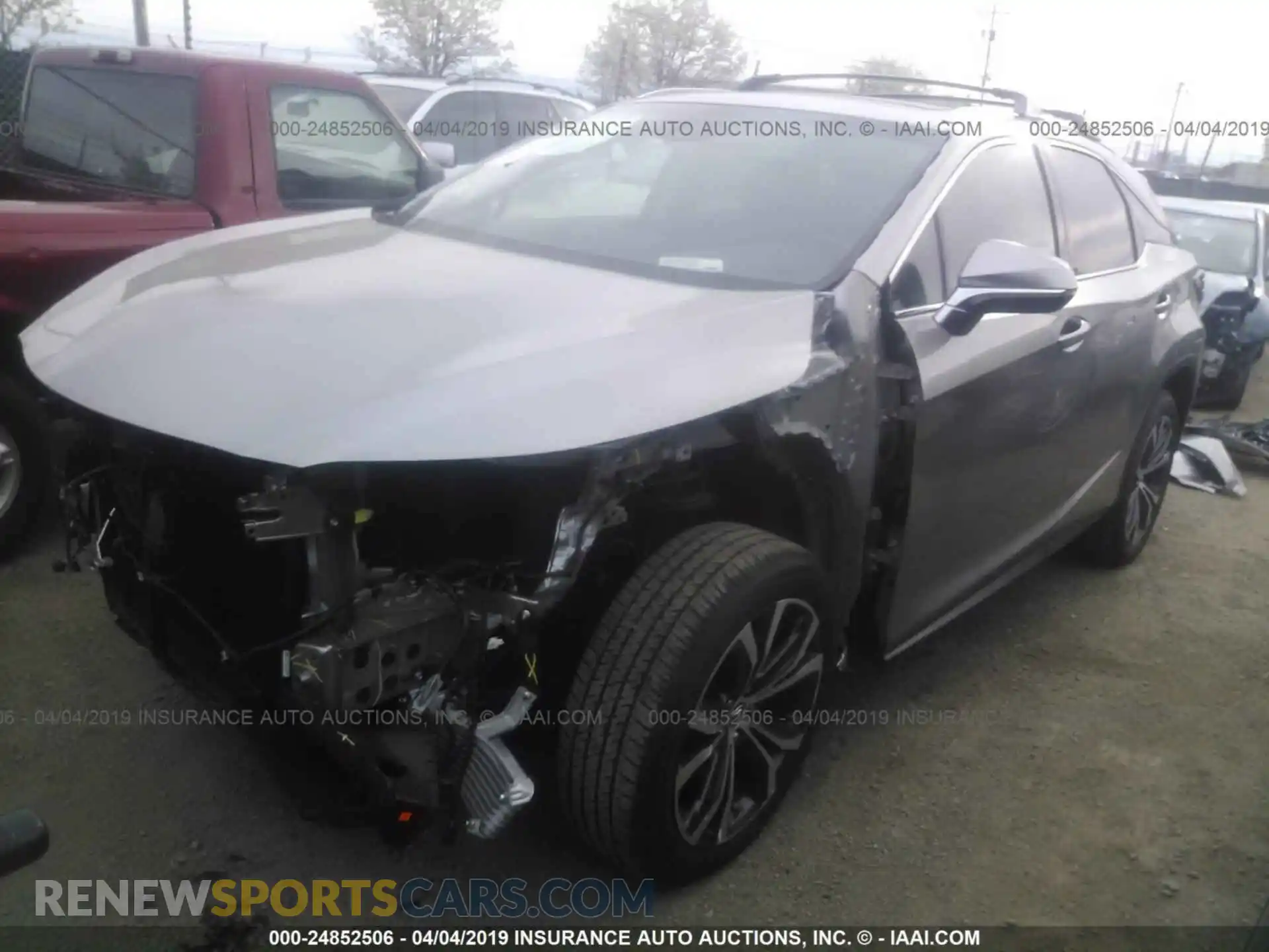 2 Photograph of a damaged car 2T2BZMCA1KC176277 LEXUS RX 2019