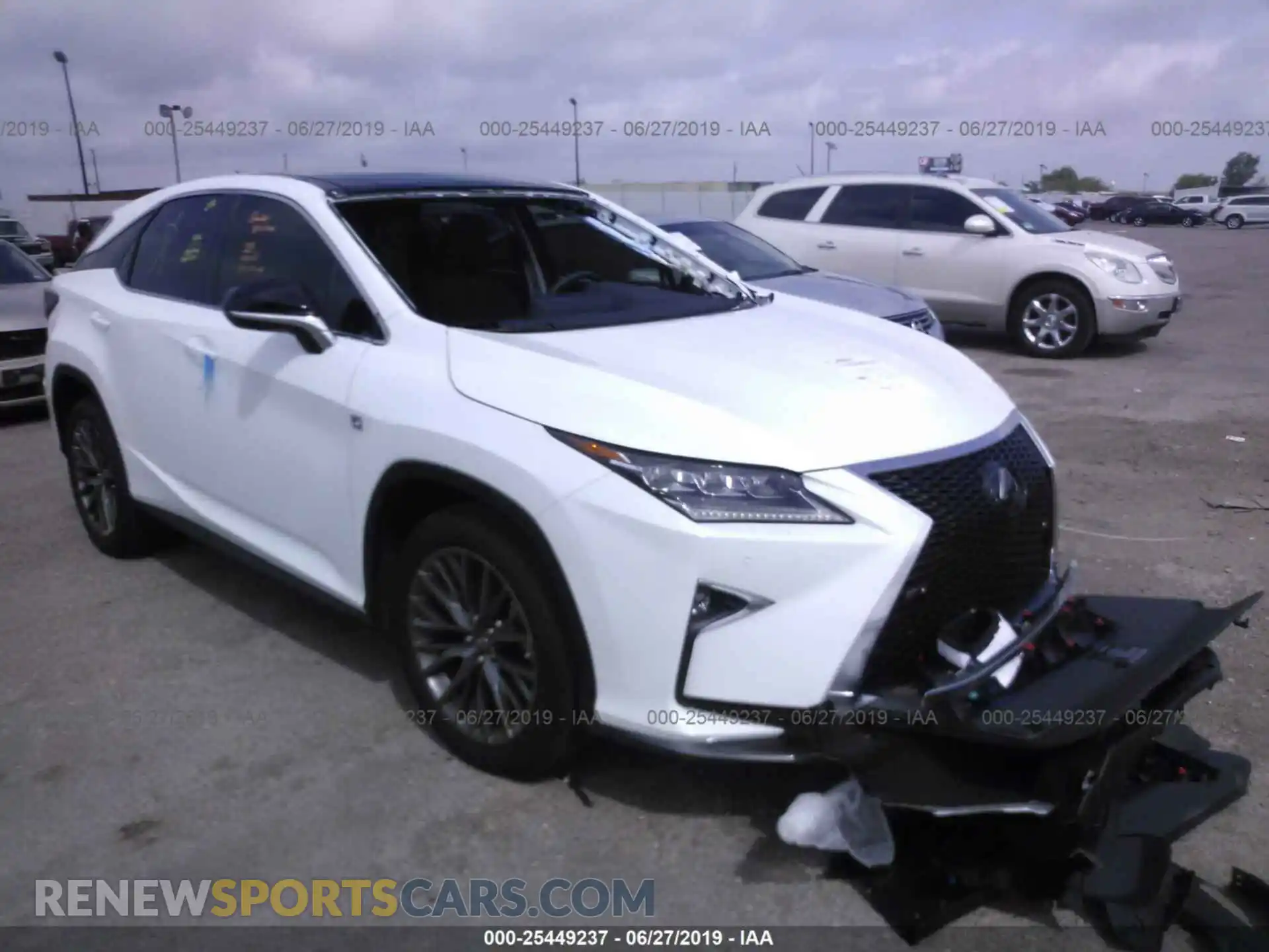 1 Photograph of a damaged car 2T2BZMCA2KC184193 LEXUS RX 2019