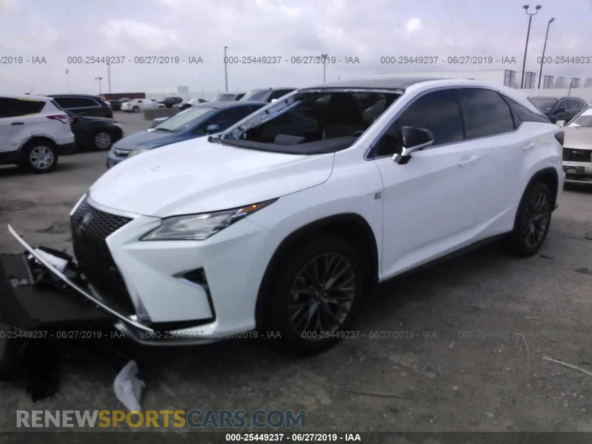 2 Photograph of a damaged car 2T2BZMCA2KC184193 LEXUS RX 2019