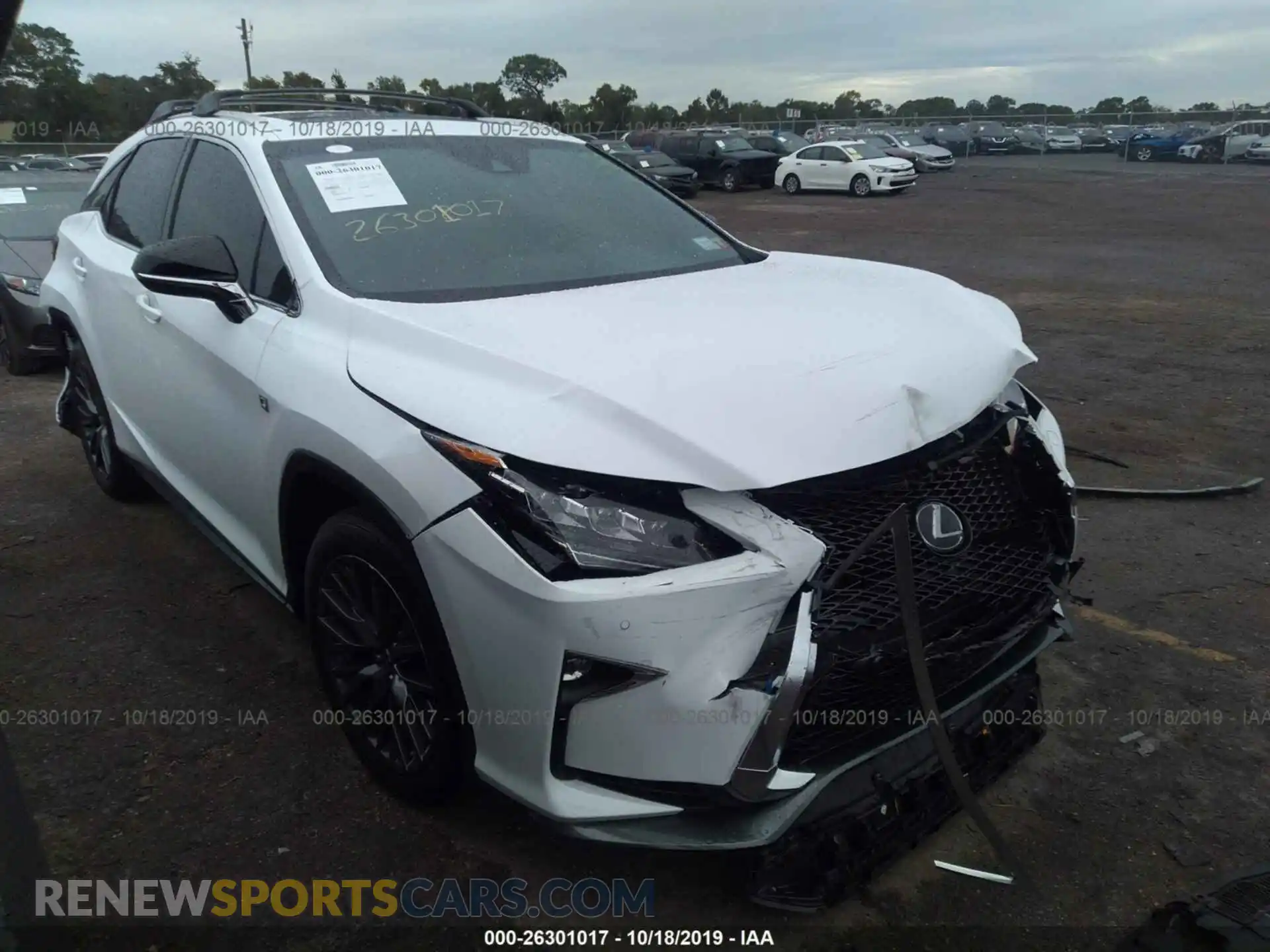 1 Photograph of a damaged car 2T2BZMCA2KC188177 LEXUS RX 2019