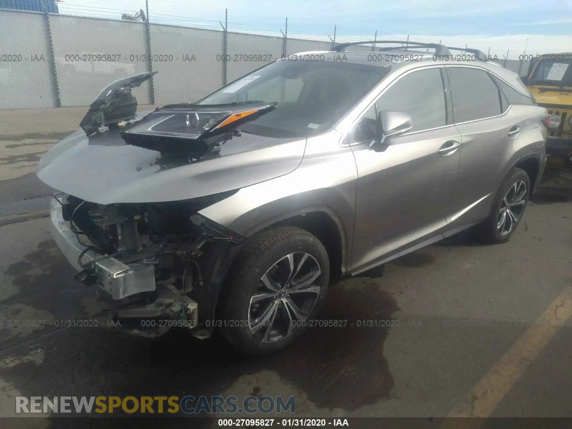 2 Photograph of a damaged car 2T2BZMCA2KC203048 LEXUS RX 2019
