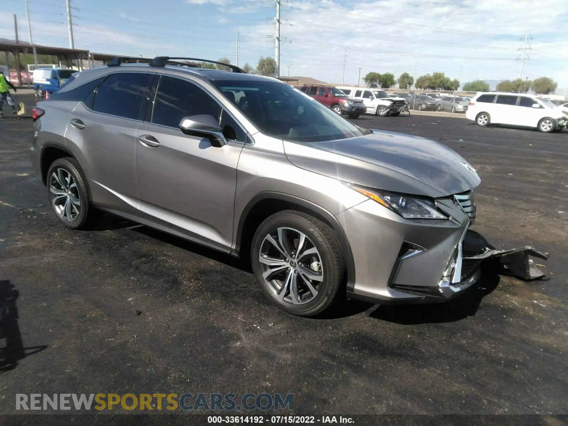 1 Photograph of a damaged car 2T2BZMCA3KC210154 LEXUS RX 2019