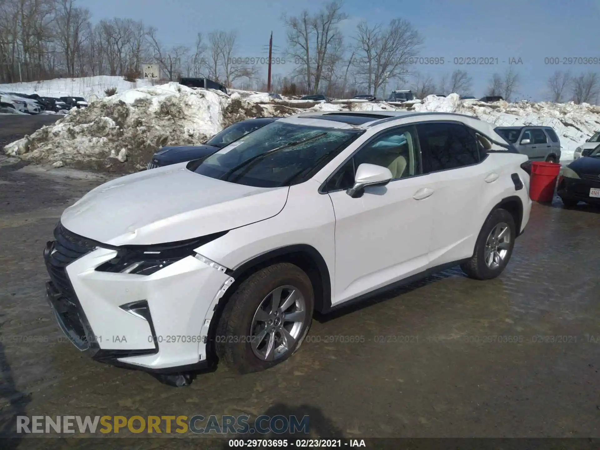 2 Photograph of a damaged car 2T2BZMCA4KC209742 LEXUS RX 2019