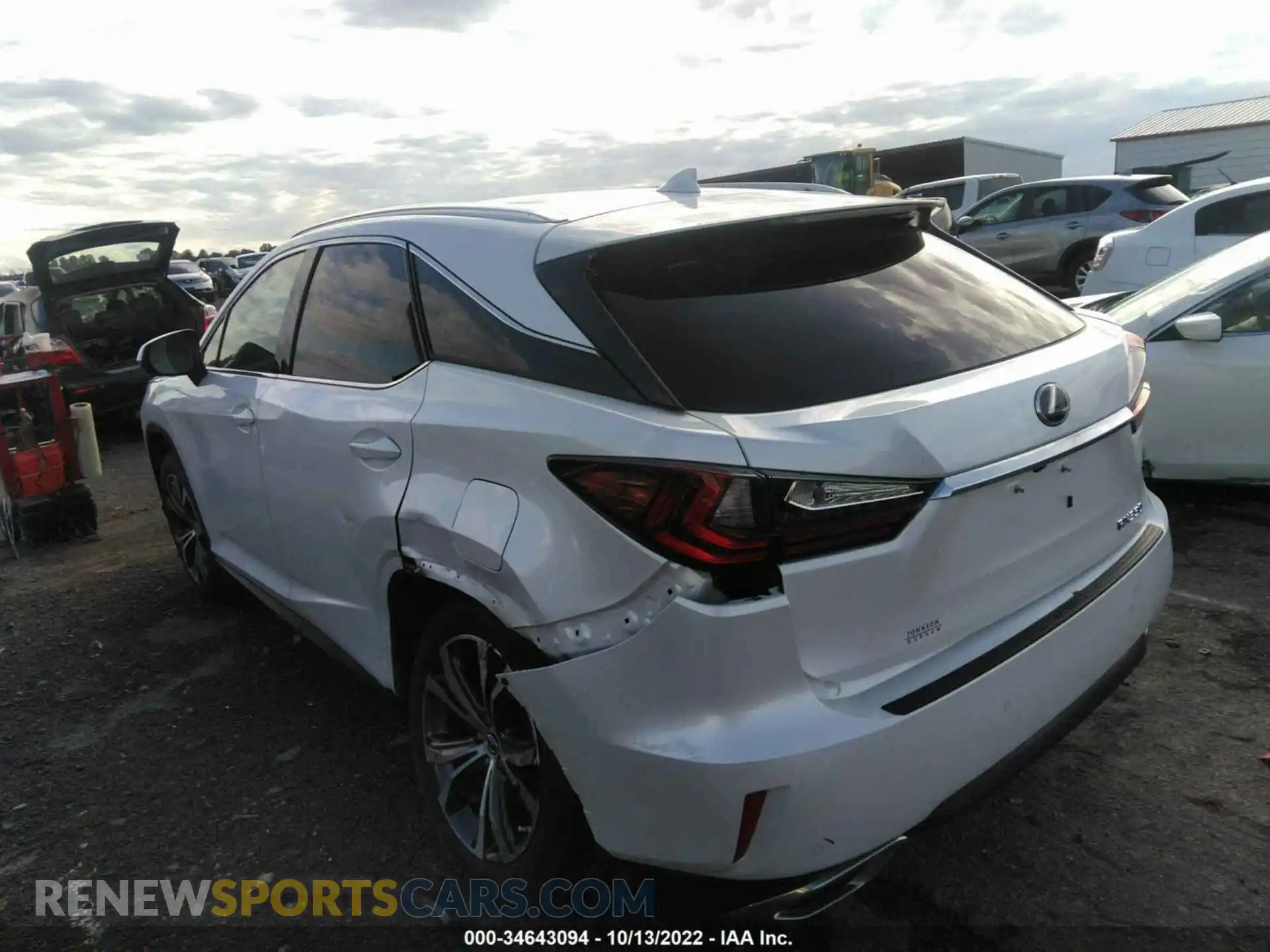 3 Photograph of a damaged car 2T2BZMCA5KC199254 LEXUS RX 2019