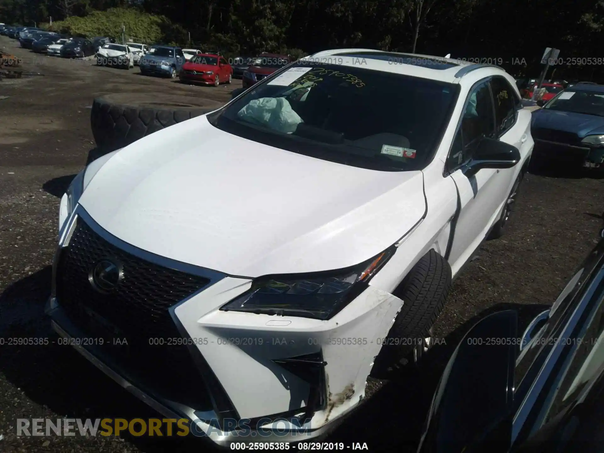 2 Photograph of a damaged car 2T2BZMCA6KC176212 LEXUS RX 2019