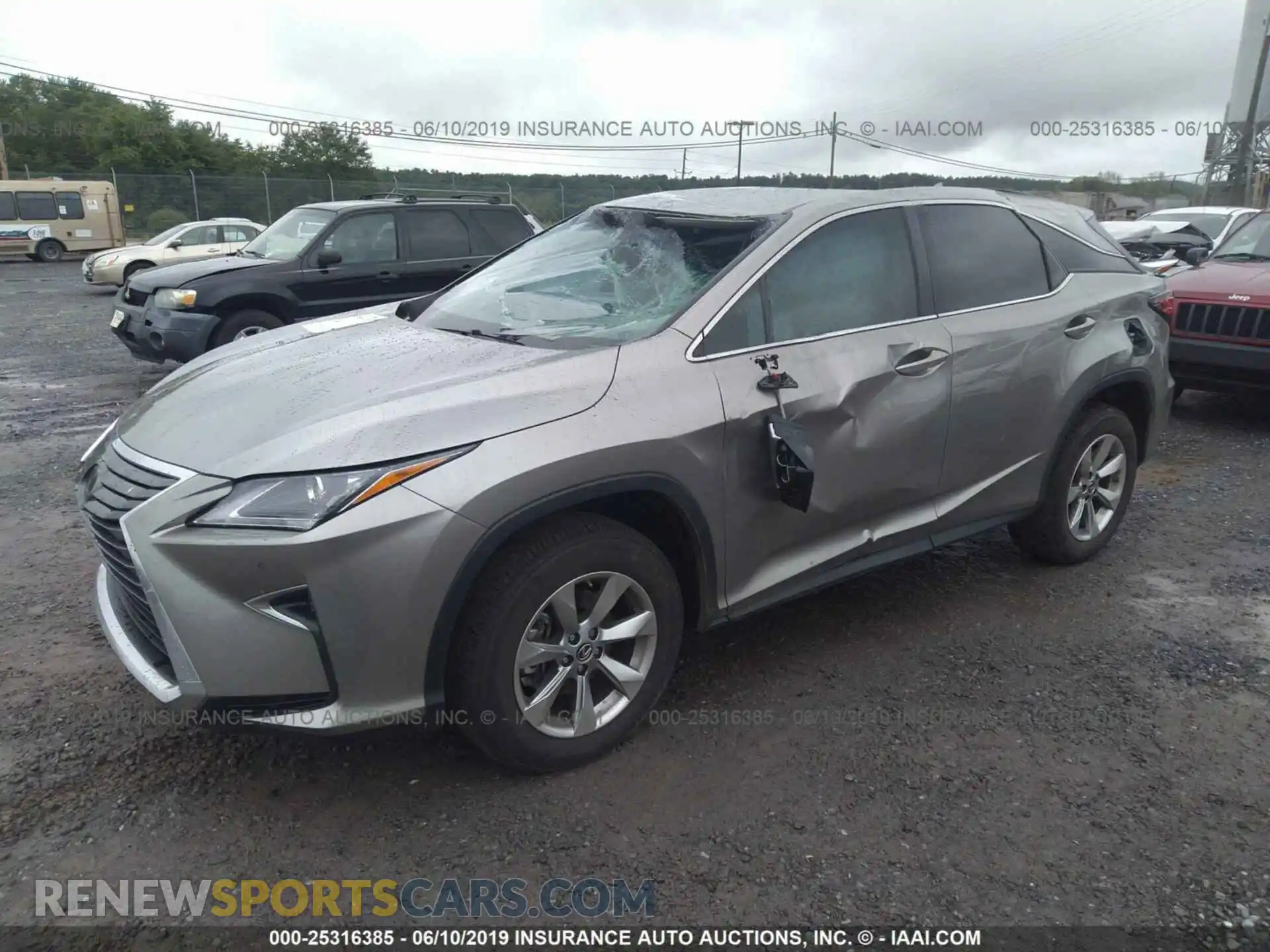 2 Photograph of a damaged car 2T2BZMCA6KC178350 LEXUS RX 2019
