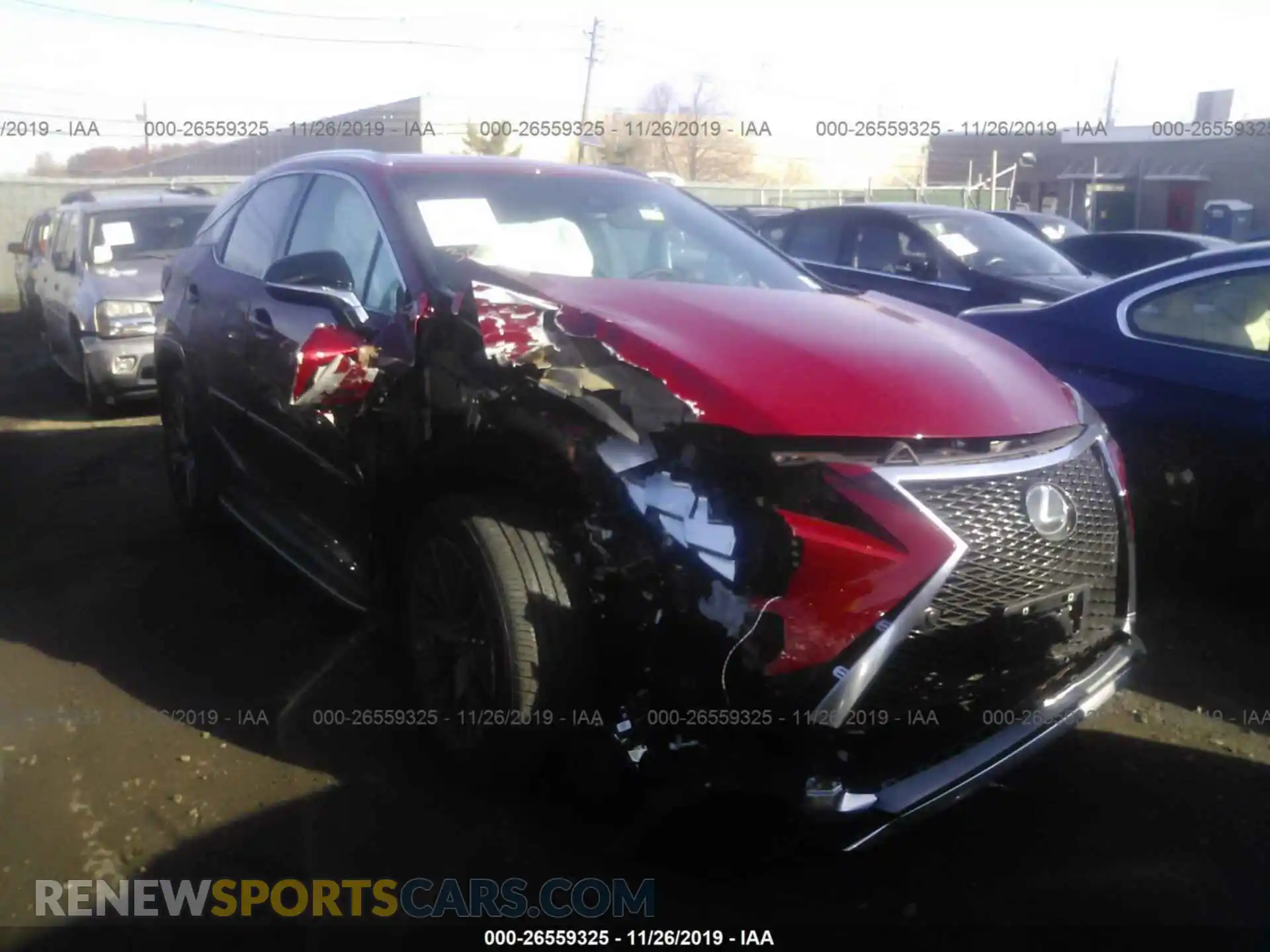 1 Photograph of a damaged car 2T2BZMCA6KC181121 LEXUS RX 2019
