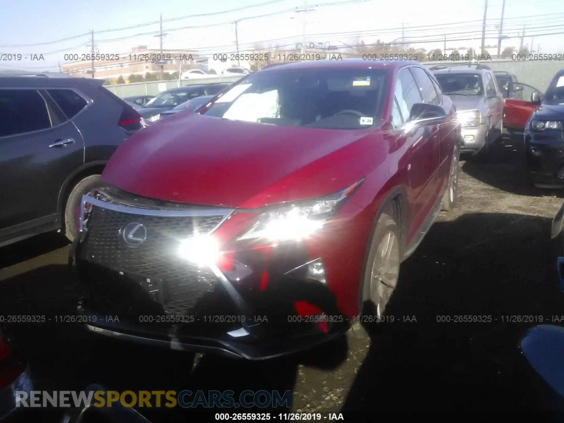 2 Photograph of a damaged car 2T2BZMCA6KC181121 LEXUS RX 2019