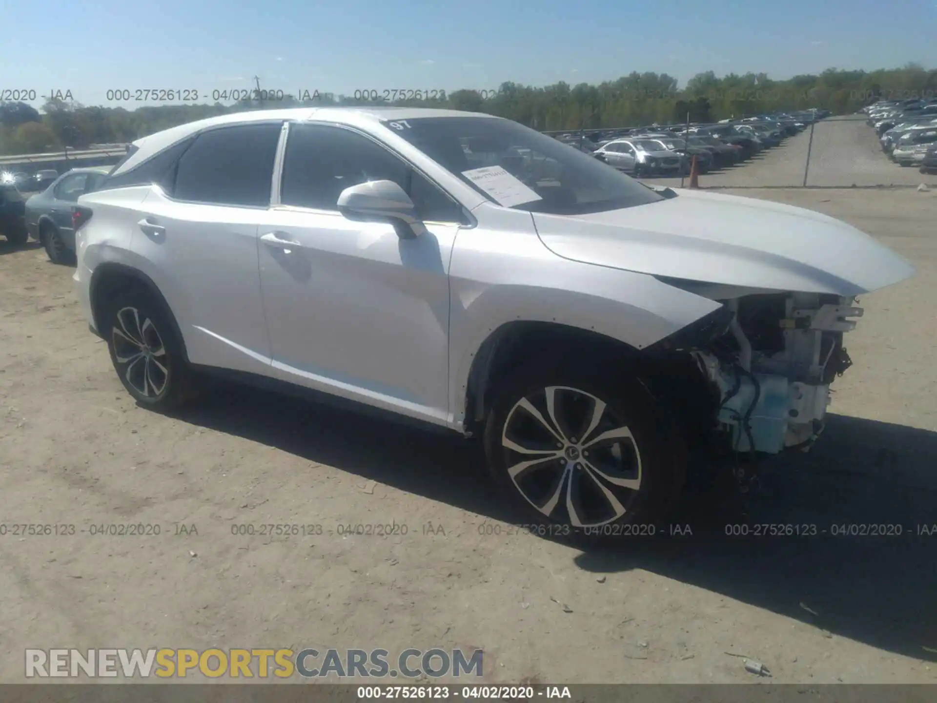 1 Photograph of a damaged car 2T2BZMCA6KC199120 LEXUS RX 2019