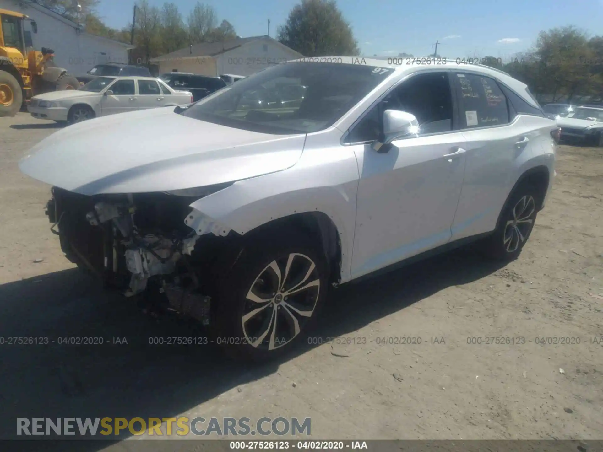 2 Photograph of a damaged car 2T2BZMCA6KC199120 LEXUS RX 2019