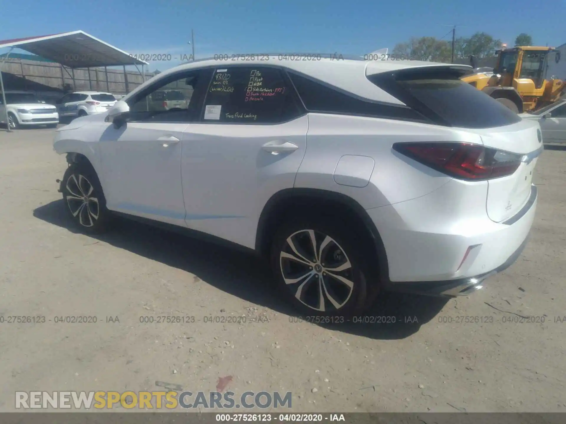 3 Photograph of a damaged car 2T2BZMCA6KC199120 LEXUS RX 2019