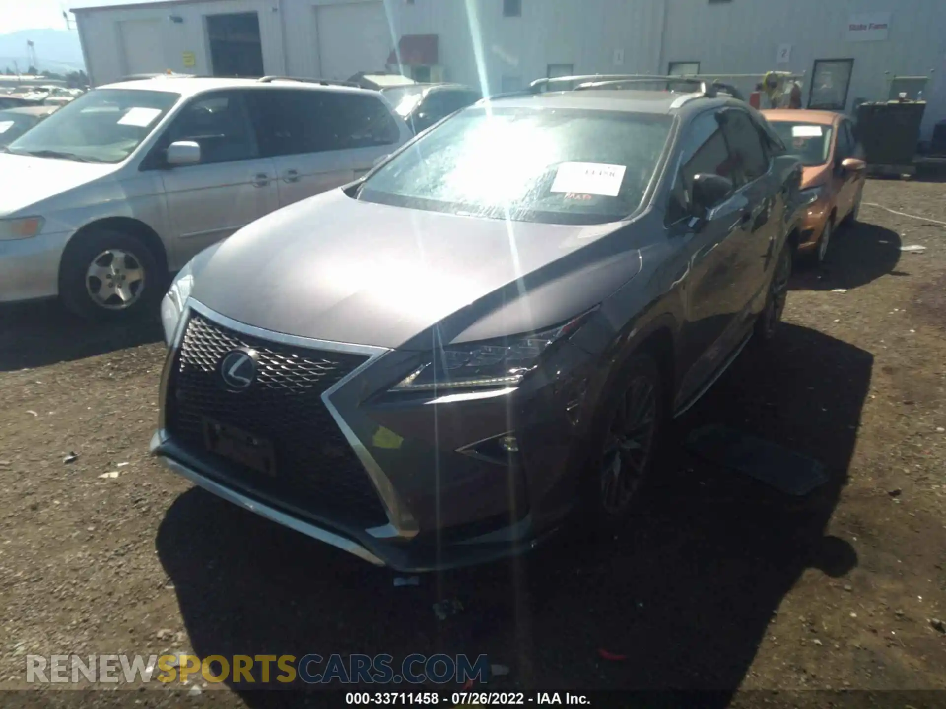 2 Photograph of a damaged car 2T2BZMCA8KC170508 LEXUS RX 2019