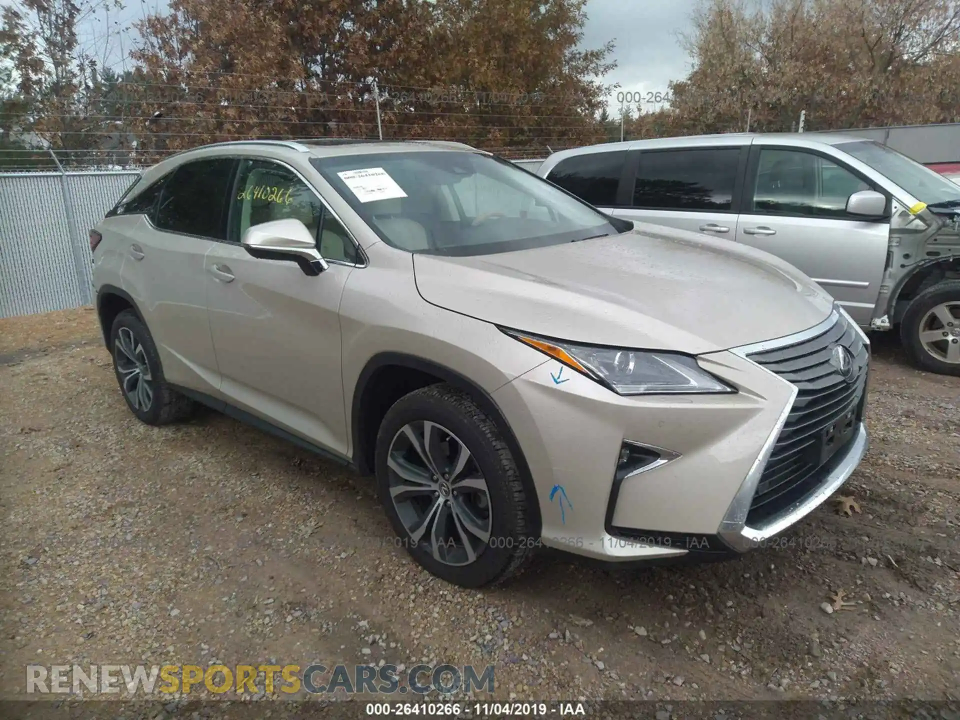 1 Photograph of a damaged car 2T2BZMCA8KC175174 LEXUS RX 2019