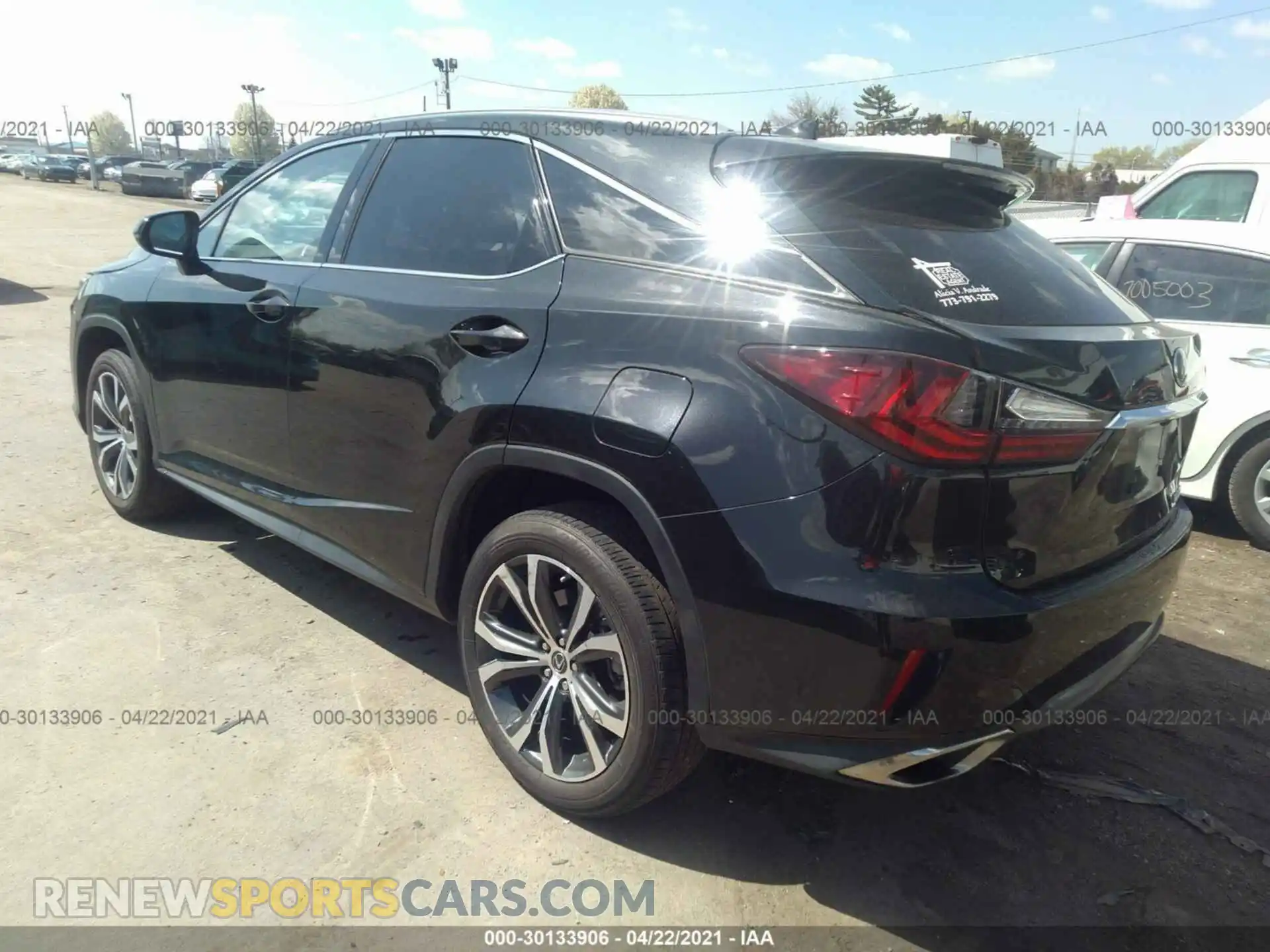 3 Photograph of a damaged car 2T2BZMCA8KC210490 LEXUS RX 2019