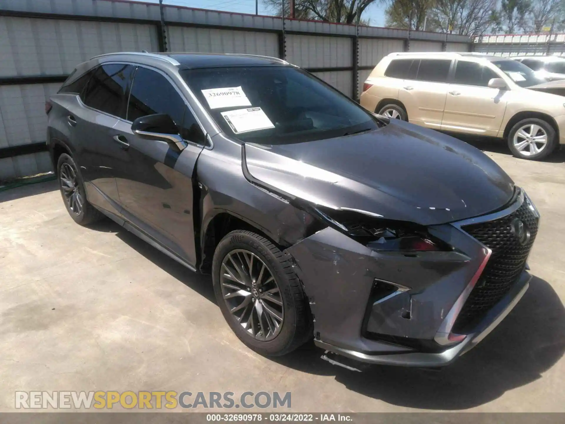 1 Photograph of a damaged car 2T2BZMCA9KC190900 LEXUS RX 2019