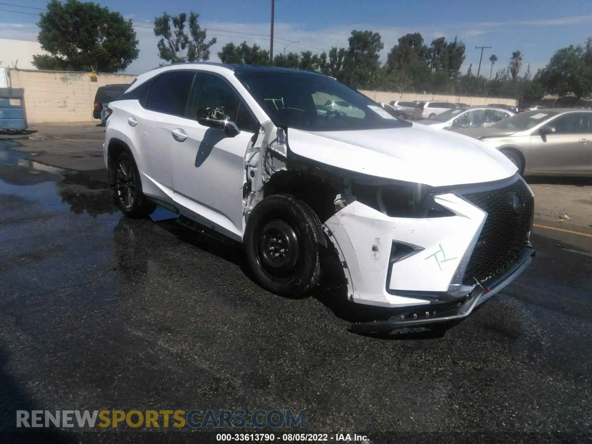 1 Photograph of a damaged car 2T2BZMCA9KC196101 LEXUS RX 2019