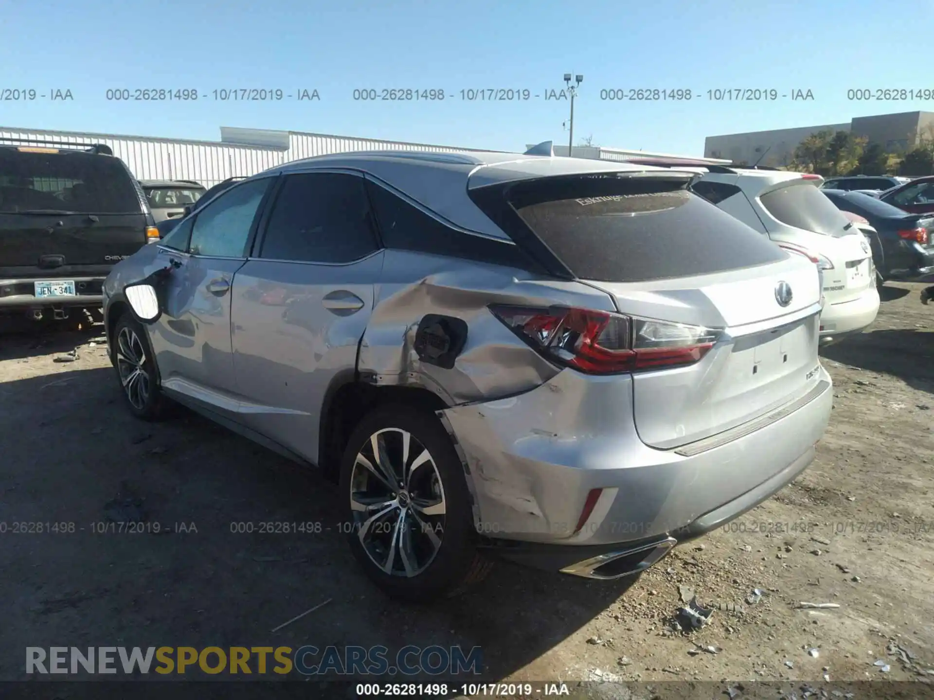 3 Photograph of a damaged car 2T2ZZMCA1KC127093 LEXUS RX 2019