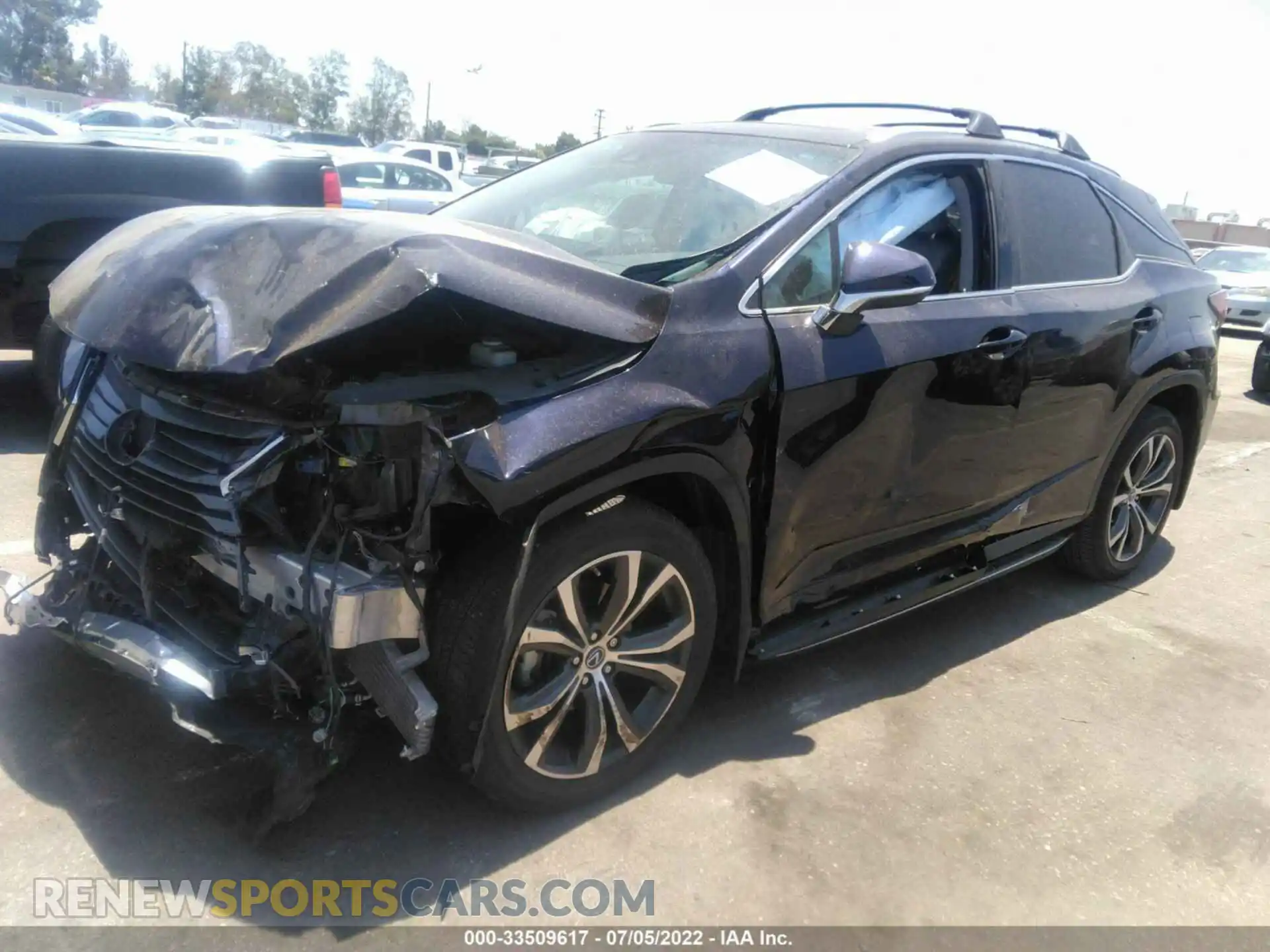 2 fotografías del automóvil dañado 2T2ZZMCA1KC130365 LEXUS RX 2019