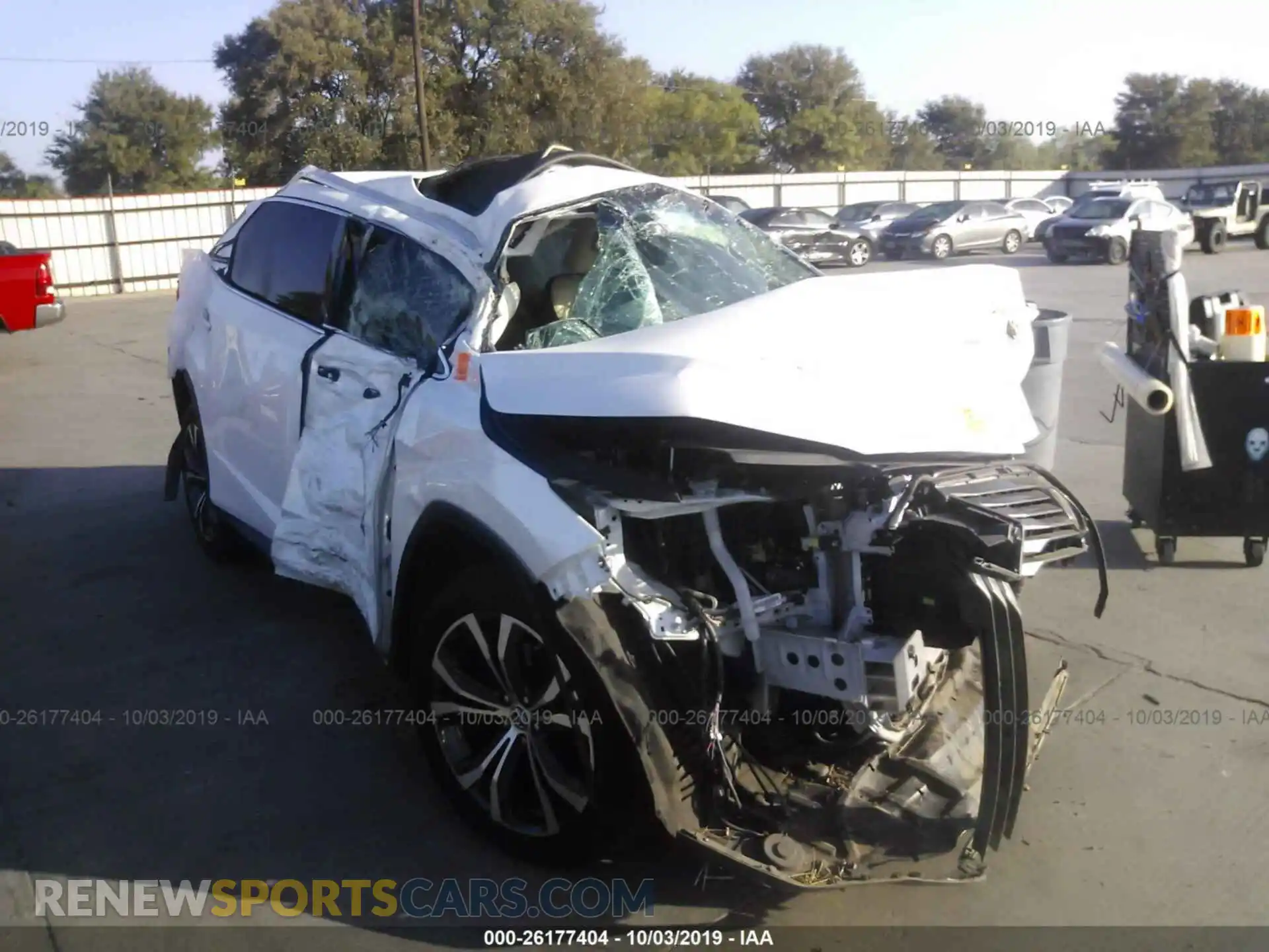 1 Photograph of a damaged car 2T2ZZMCA2KC119245 LEXUS RX 2019