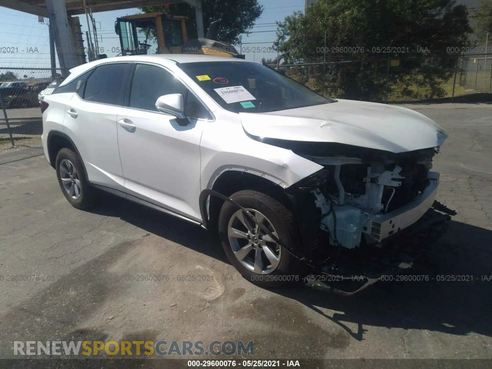 1 Photograph of a damaged car 2T2ZZMCA2KC143156 LEXUS RX 2019