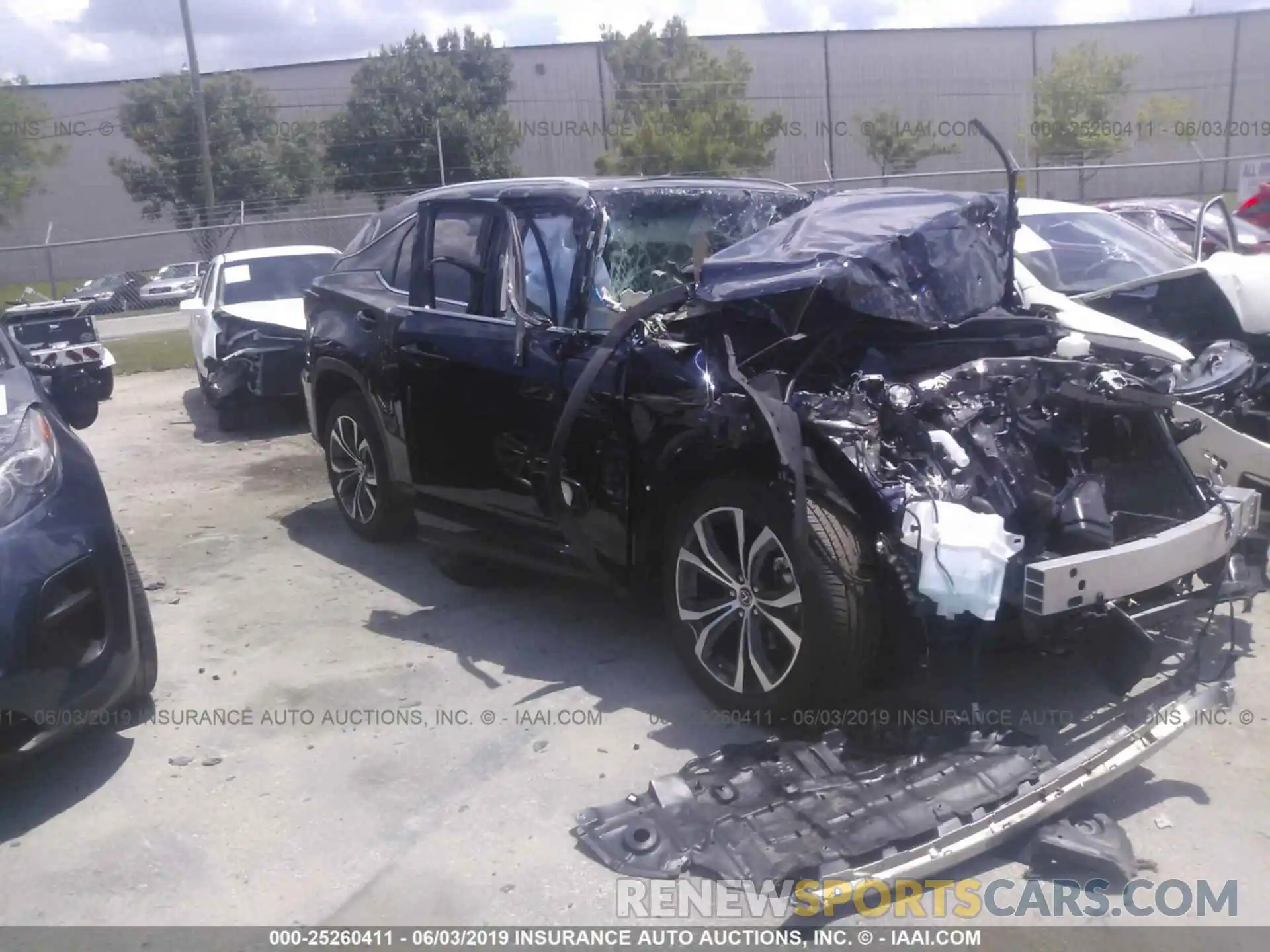 1 Photograph of a damaged car 2T2ZZMCA4KC121983 LEXUS RX 2019