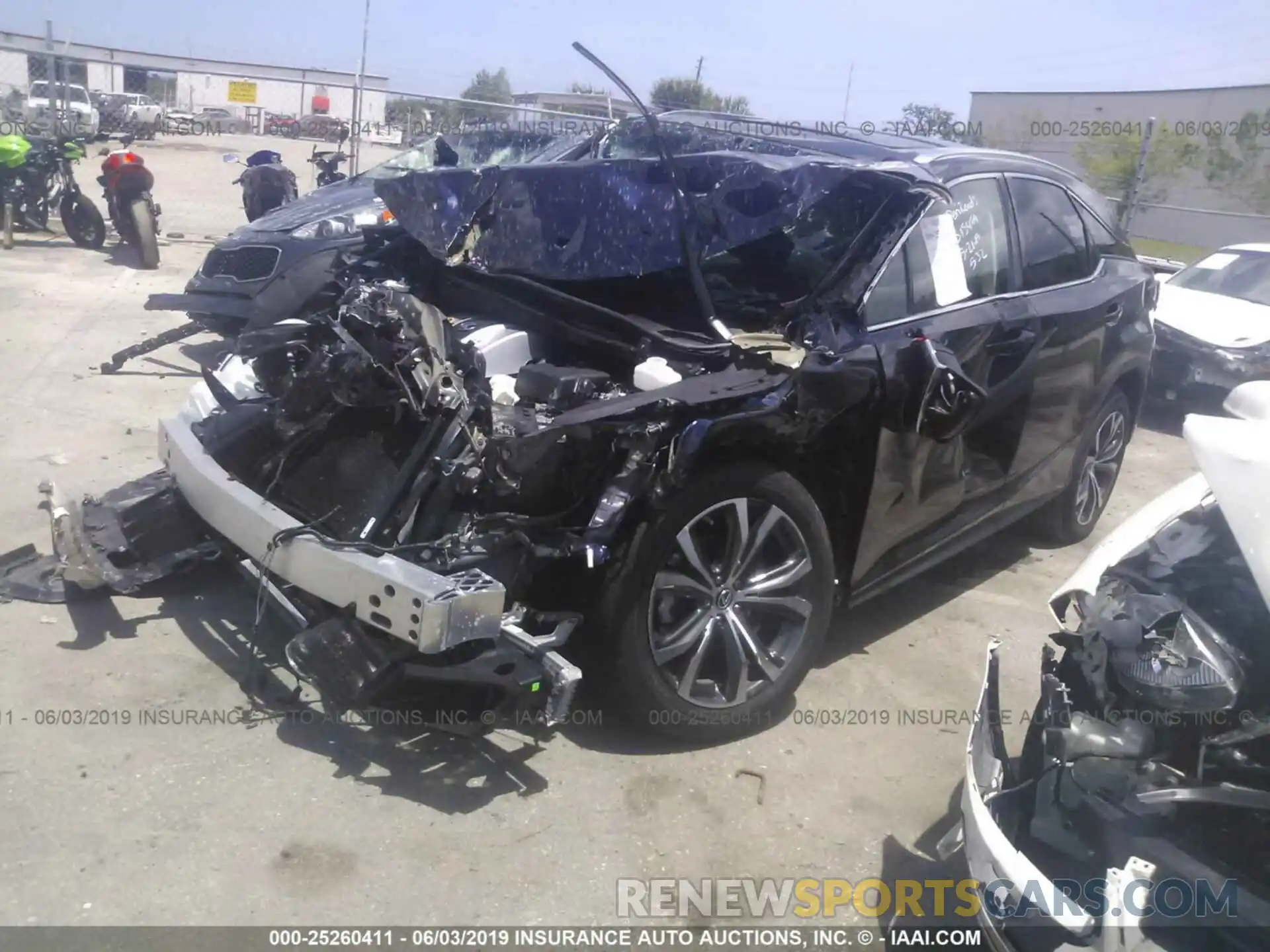 2 Photograph of a damaged car 2T2ZZMCA4KC121983 LEXUS RX 2019