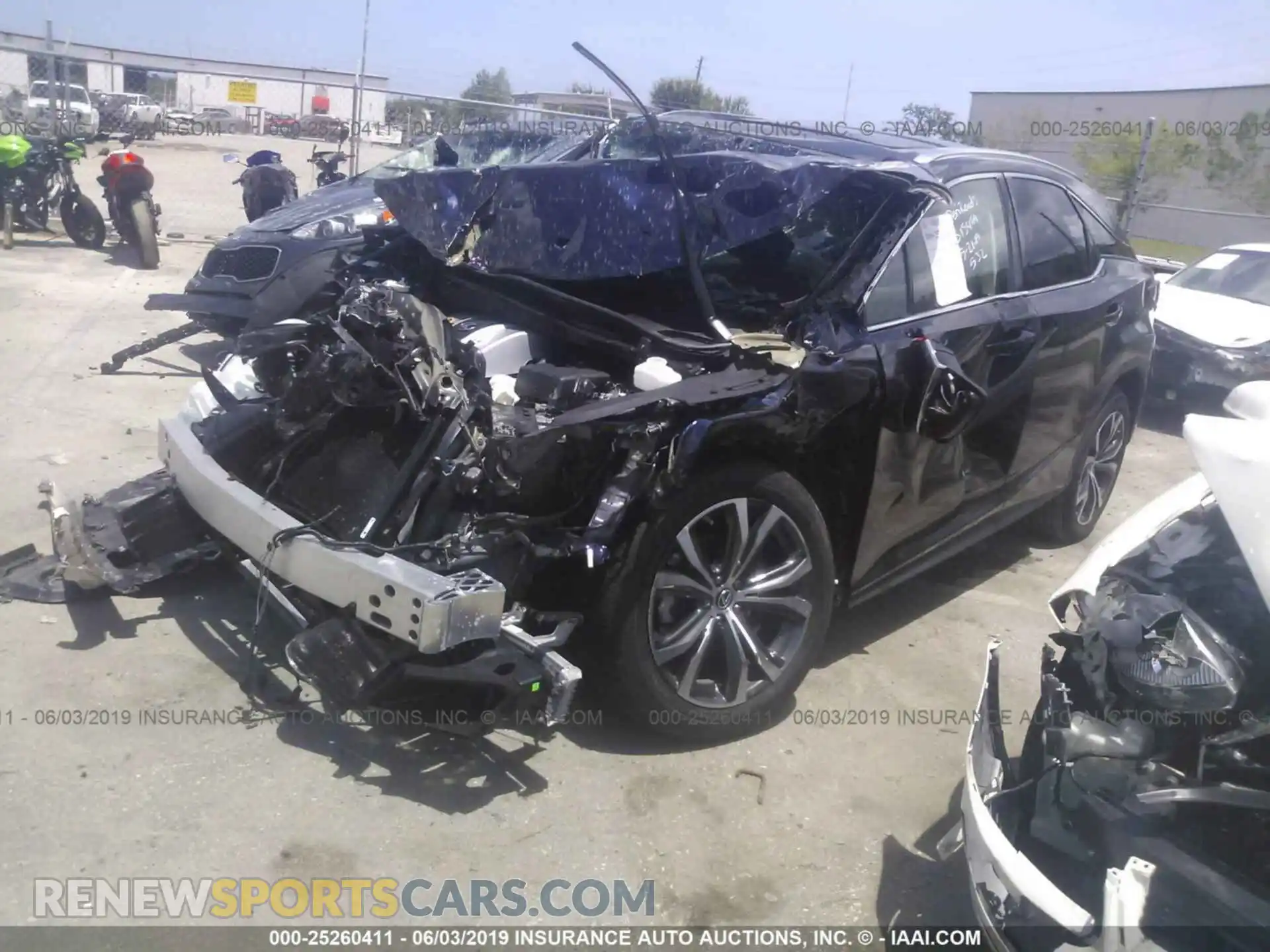 2 Photograph of a damaged car 2T2ZZMCA4KC121983 LEXUS RX 2019