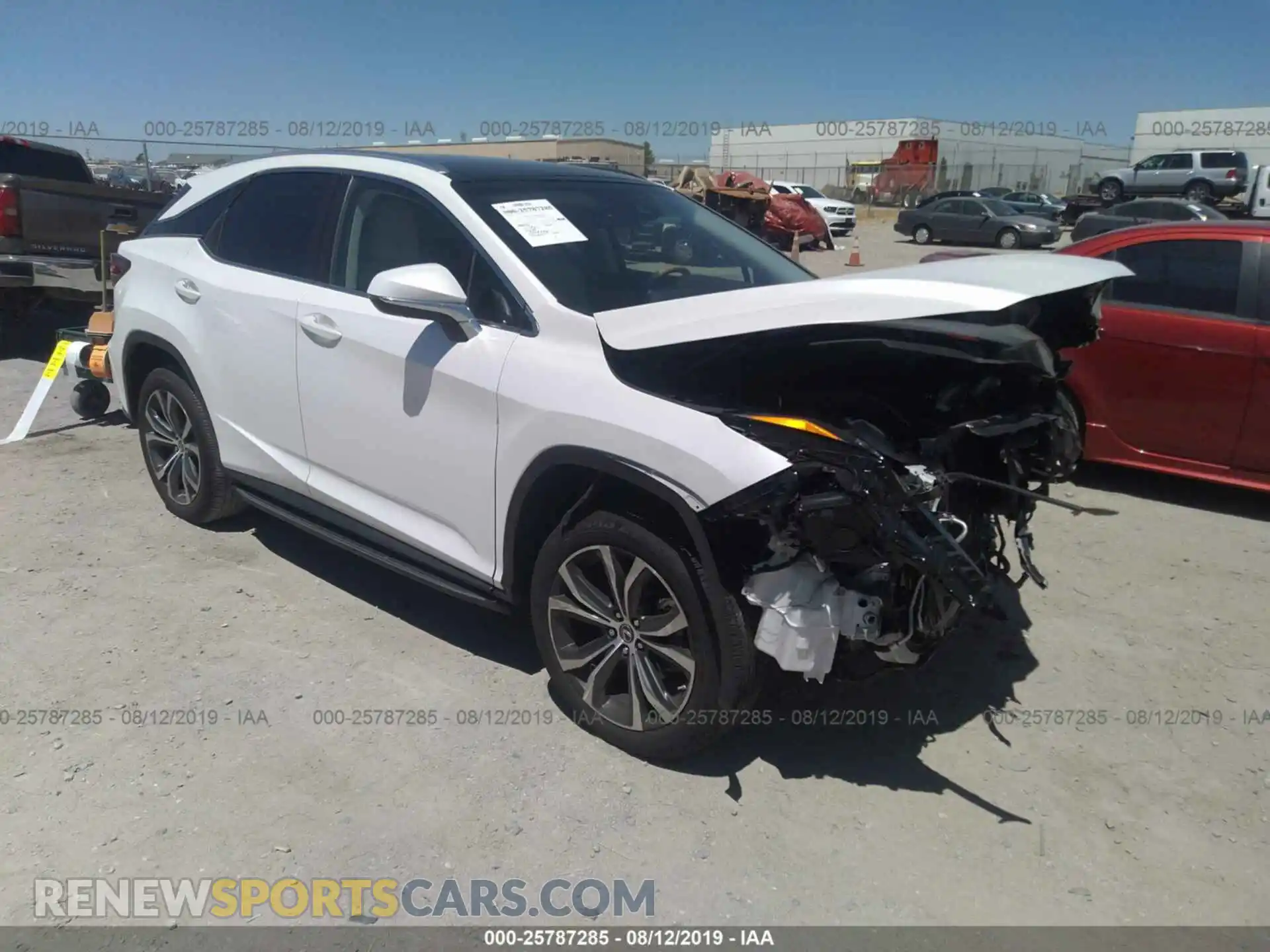 1 fotografías del automóvil dañado 2T2ZZMCA4KC125743 LEXUS RX 2019