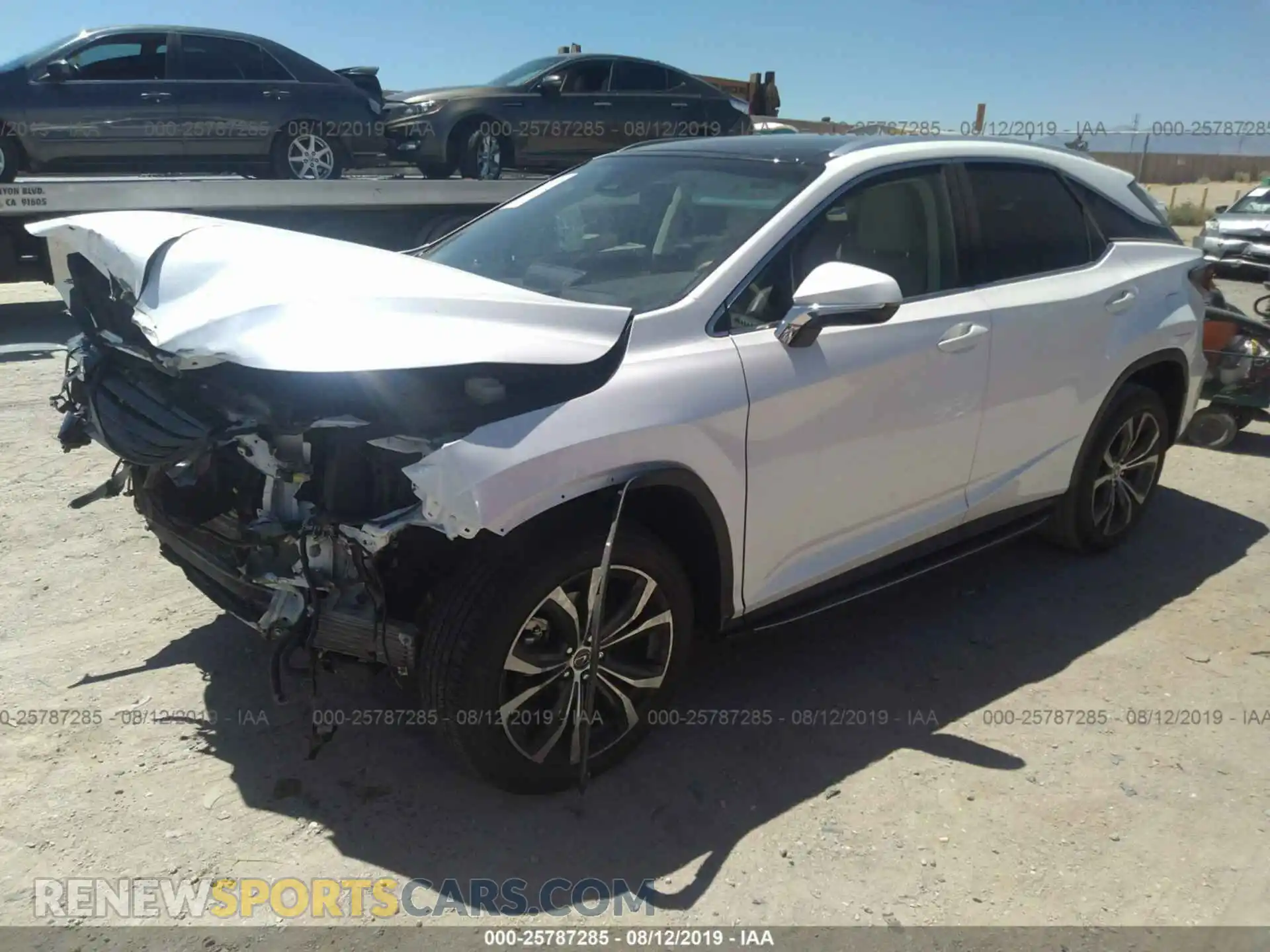 2 fotografías del automóvil dañado 2T2ZZMCA4KC125743 LEXUS RX 2019